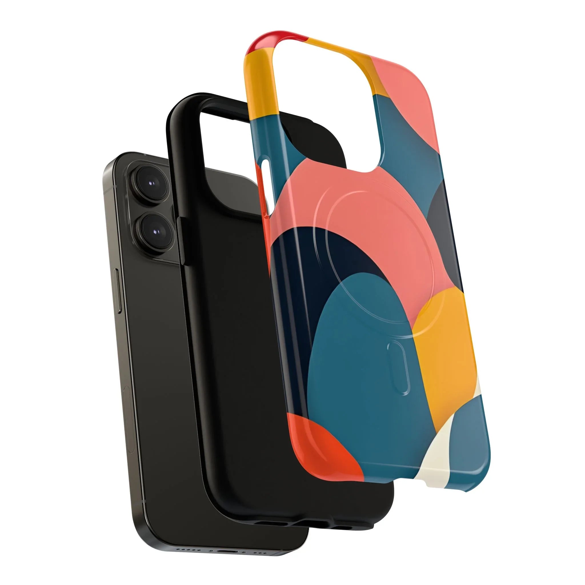Colorful Abstract Art Phone Case for iPhone 13-17 - KARARMDESIGN