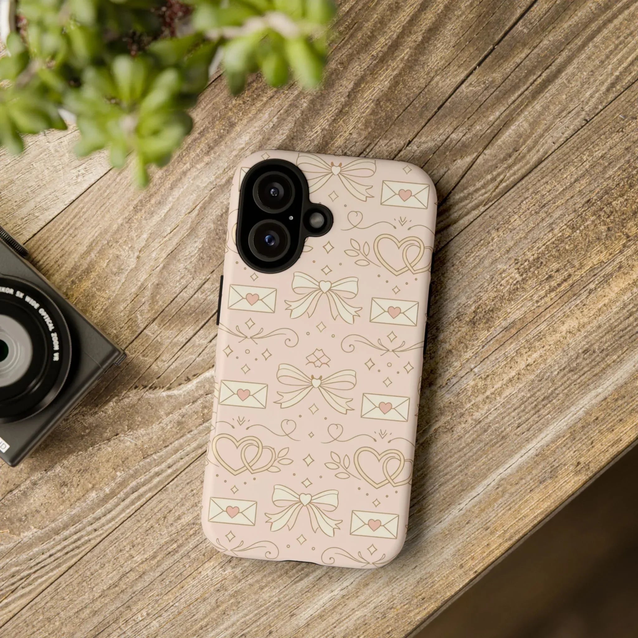 Sweet Romance Tough Phone Case for iPhone 11–17 & Galaxy S10–S25 - KARARMDESIGN