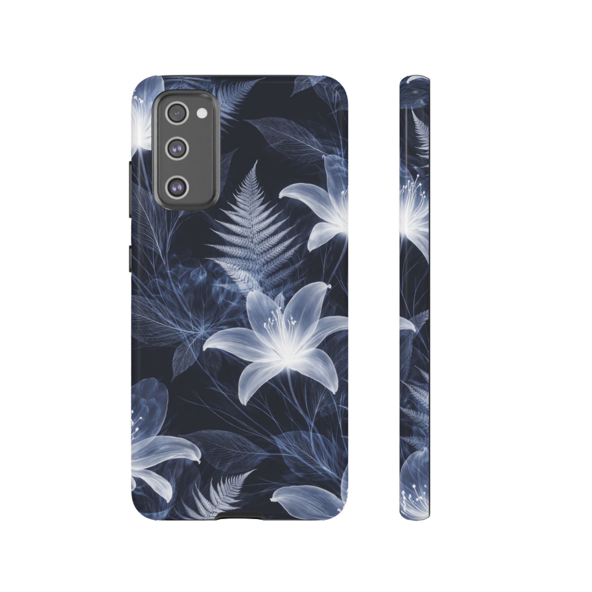 Moonlight Garden Phone Case for iPhone 11-17 and Galaxy S20-S26