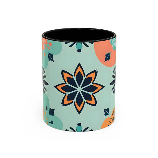 Floral Ornament Coffee Mug – 11oz - KarArmDesign