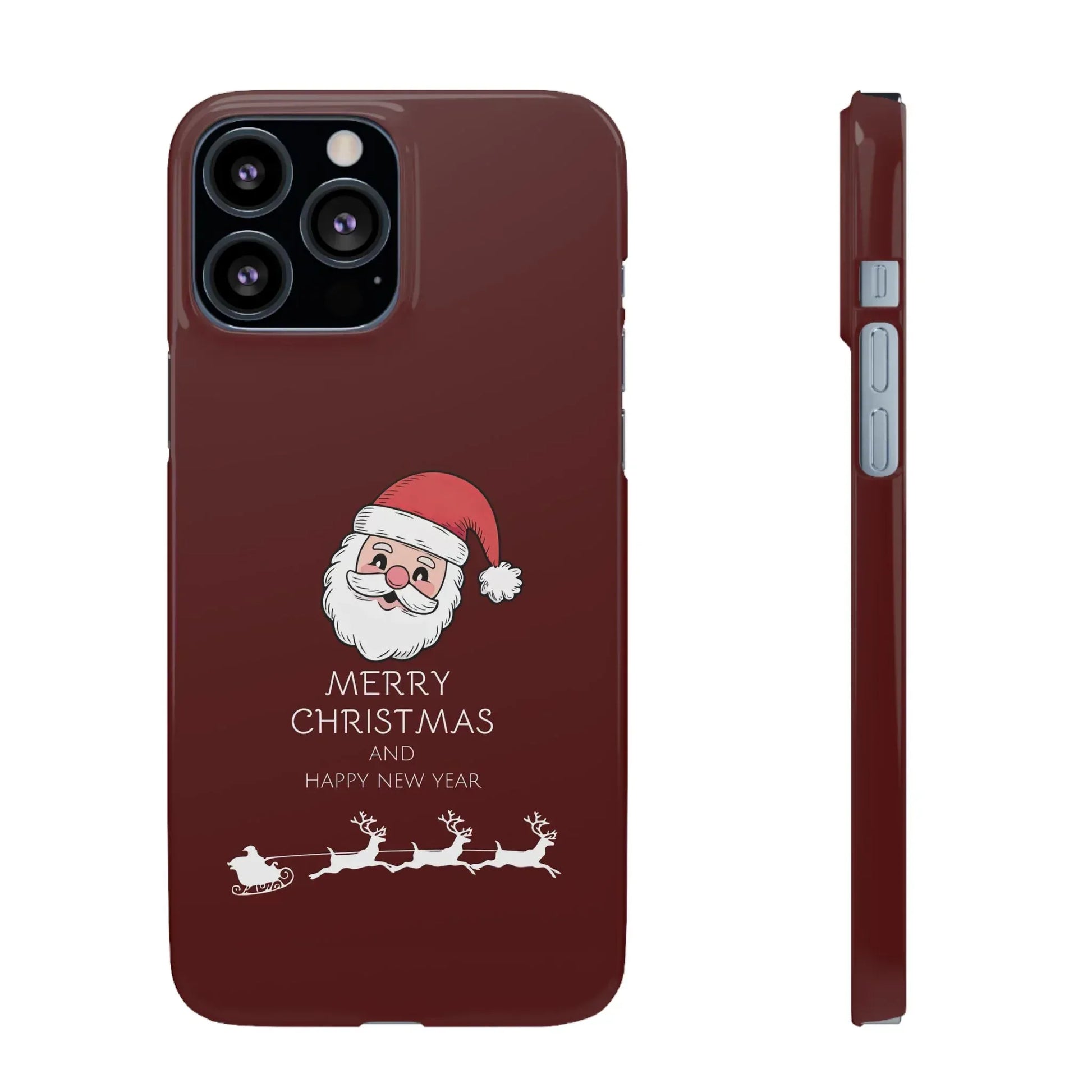 Crimson Claus Phone Case for iPhone 8-17 and Galaxy S20-S25 - KARARMDESIGN