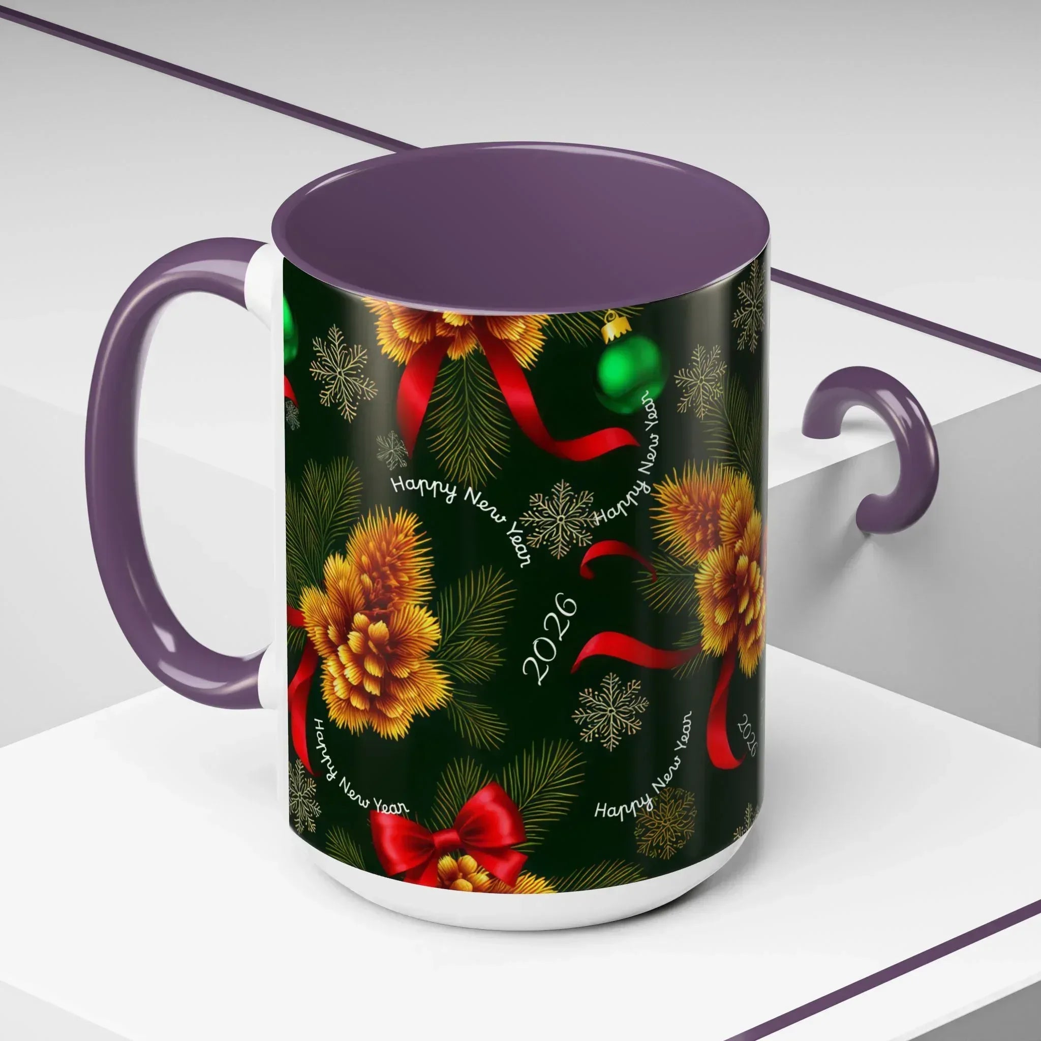 2026 Celebration Mug - Accent Coffee Mug (11, 15oz) - KARARMDESIGN