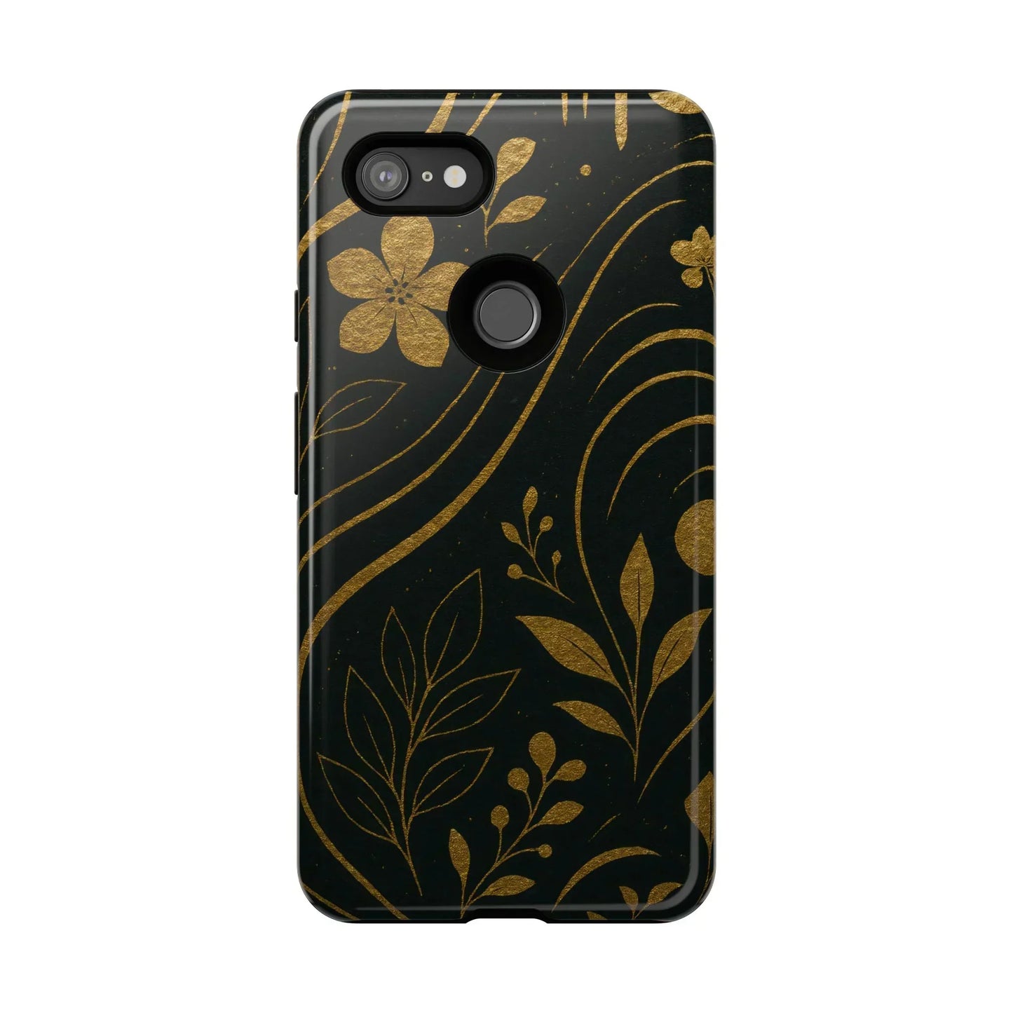 Foil Frenzy Abstract Gold Pattern Phone Case for Samsung Galaxy and Google Pixel - KarArmDesign