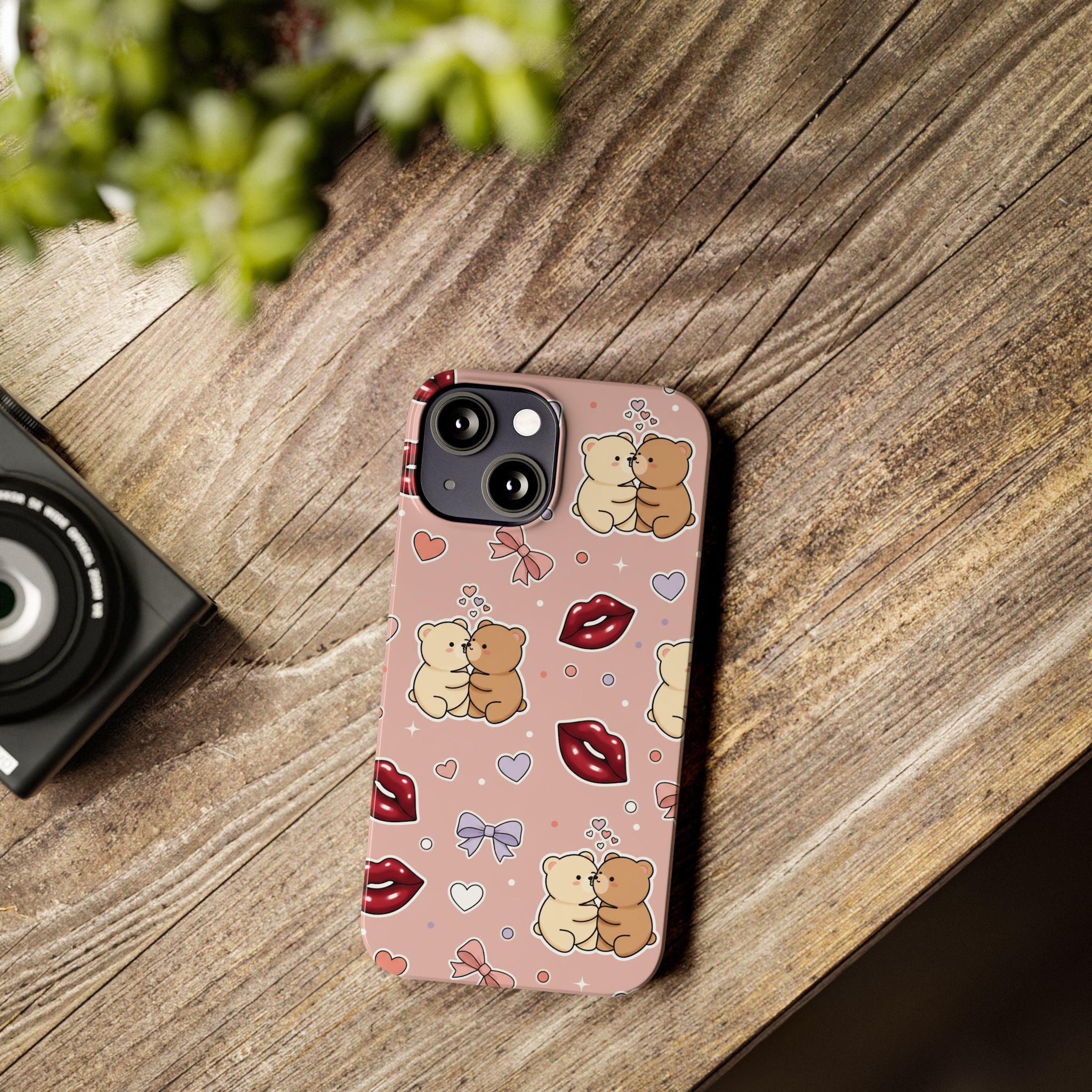 Bear Hug Bliss Phone Case for iPhone 11–17