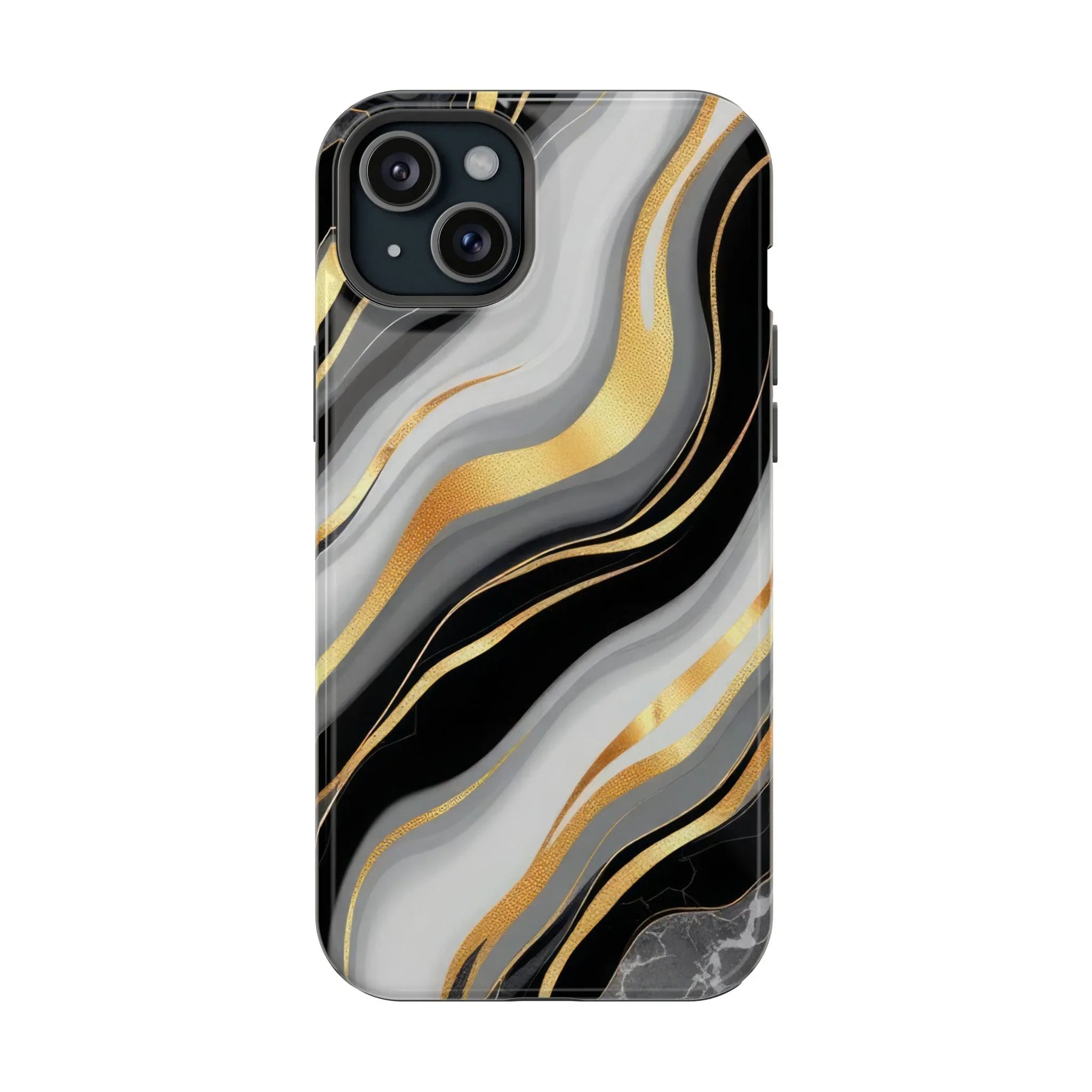 Modern Marble Flow Phone Case for iPhone 11-17 - KARARMDESIGN