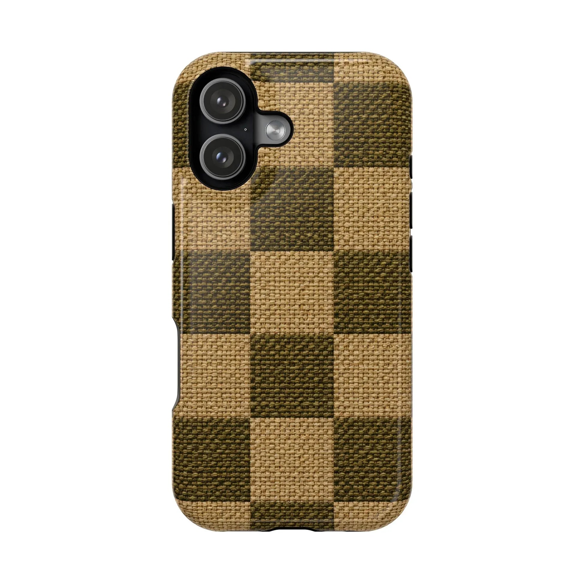 Rustic Woven Phone Case for iPhone 11-17 and Galaxy S21-S22 - KARARMDESIGN