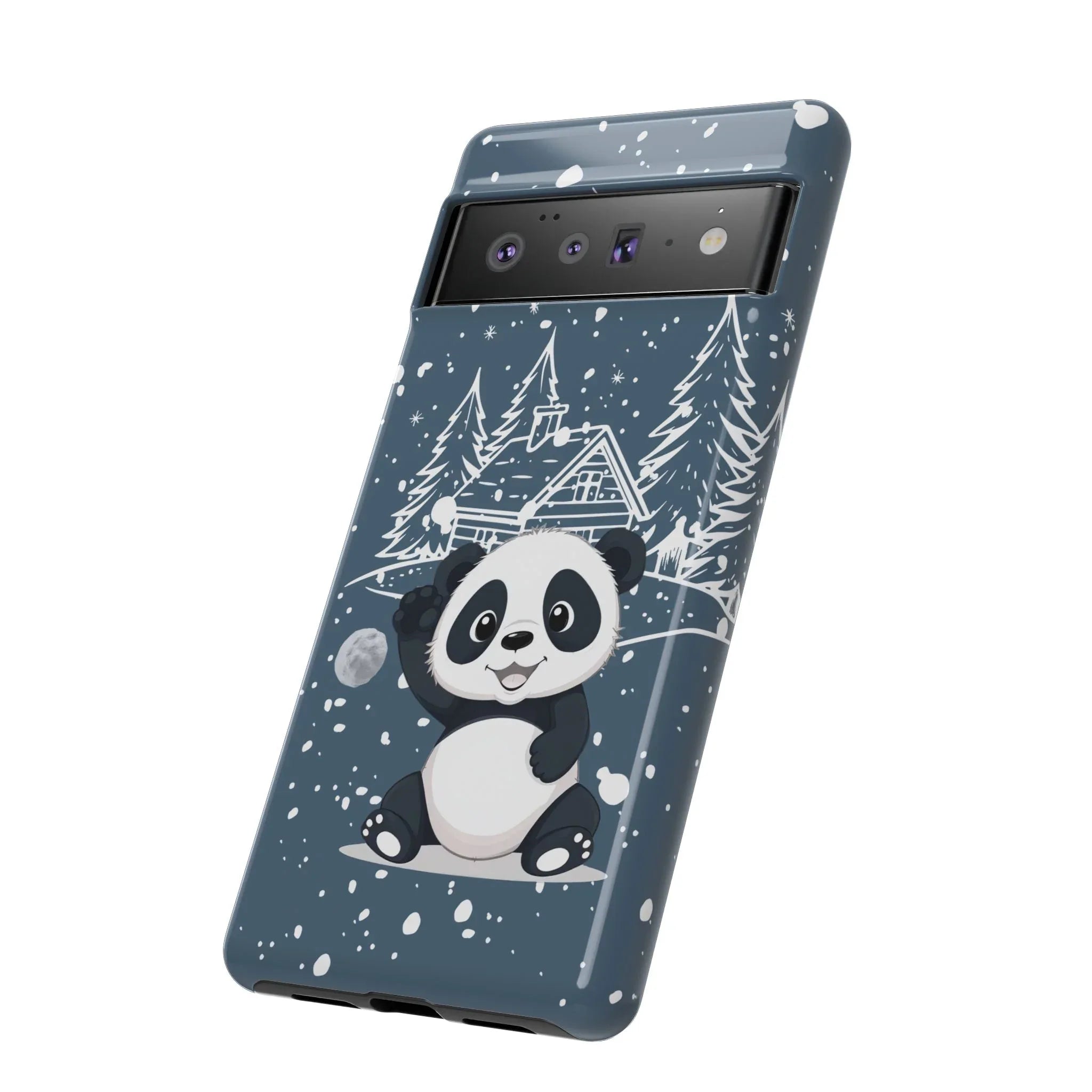 Cute Panda Phone Case for Samsung Galaxy and Google Pixel - KARARMDESIGN