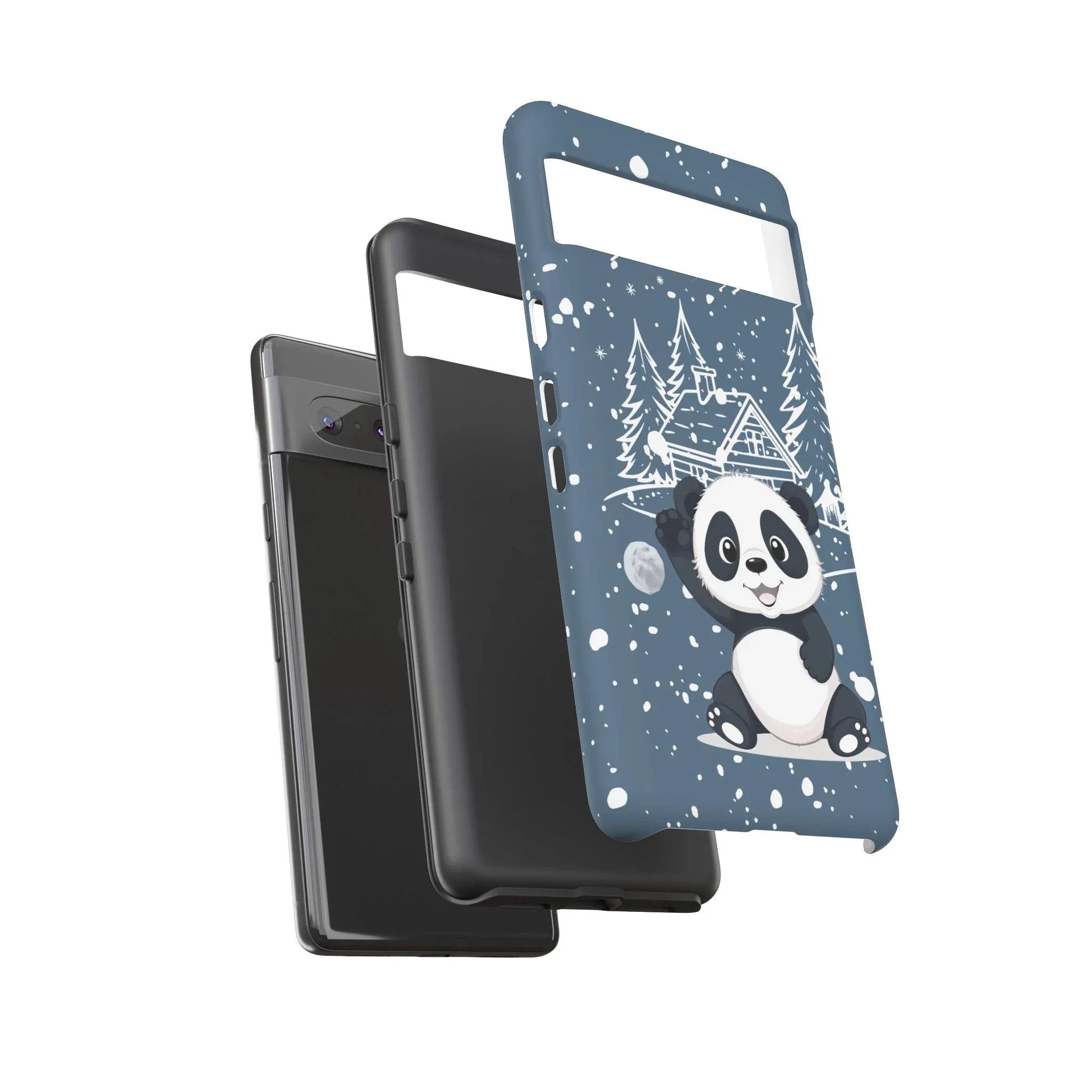 Cute Panda Phone Case for Samsung Galaxy and Google Pixel - KARARMDESIGN