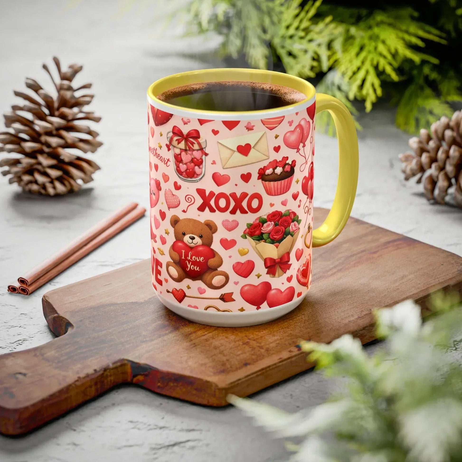 Sweetheart Love Mug - Colorful Mugs (11oz, 15oz) - KARARMDESIGN