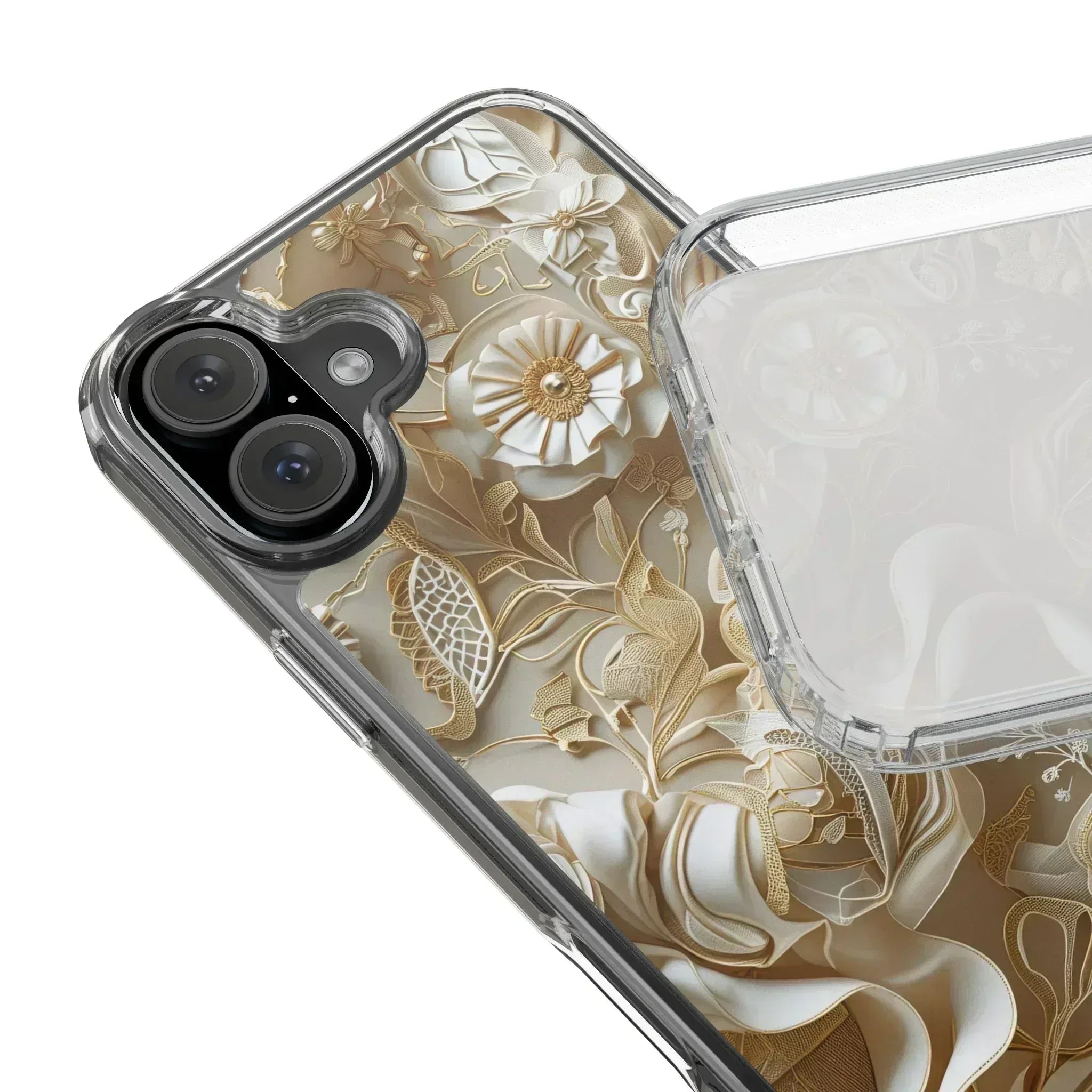 Minimalist Clear Phone Case for iPhone 12-16 and Samsung Galaxy S21 - KARARMDESIGN