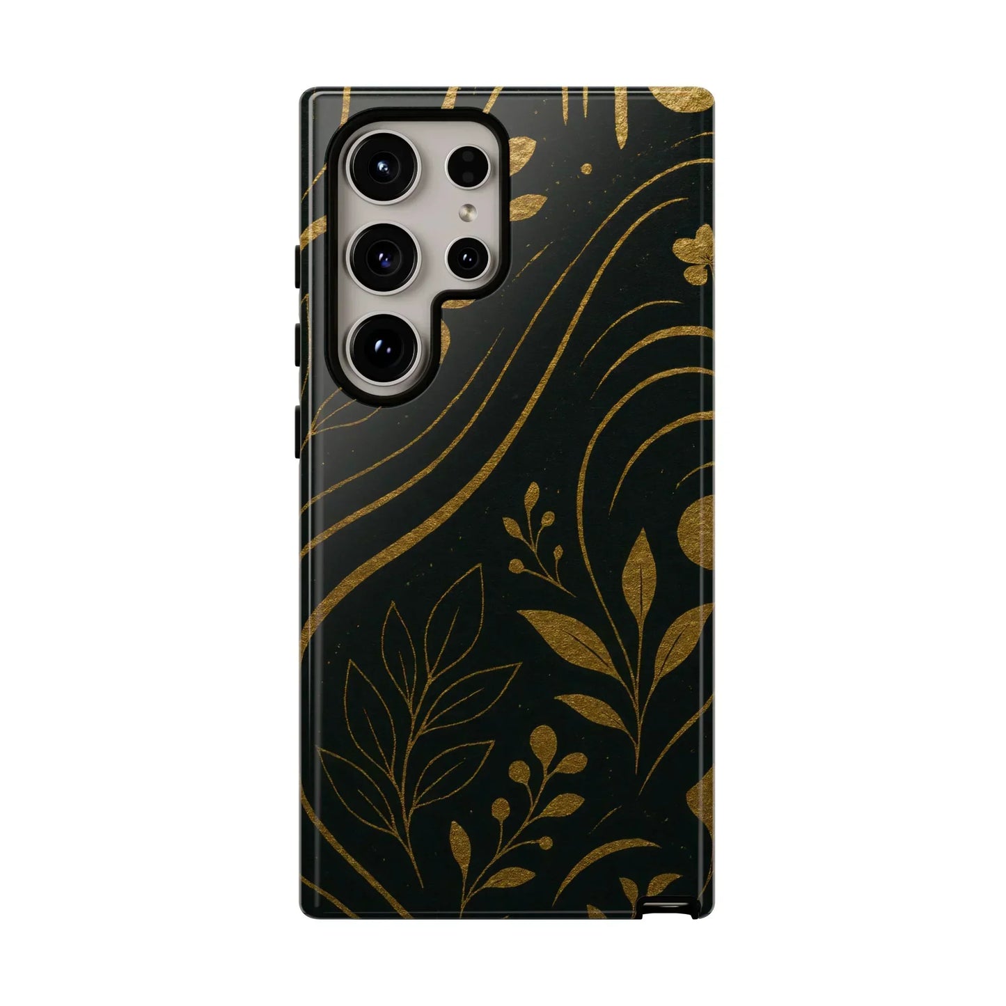 Foil Frenzy Abstract Gold Pattern Phone Case for Samsung Galaxy and Google Pixel - KarArmDesign