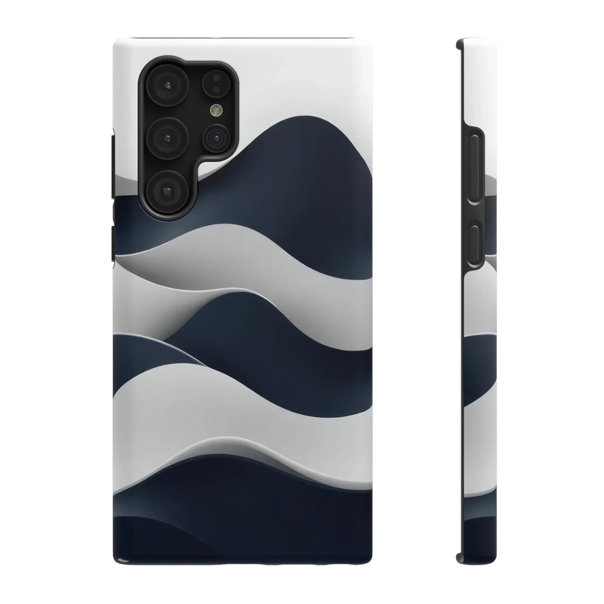 Ocean Flow Phone Case for iPhone 11-17 and Galaxy S21-S22 - KARARMDESIGN