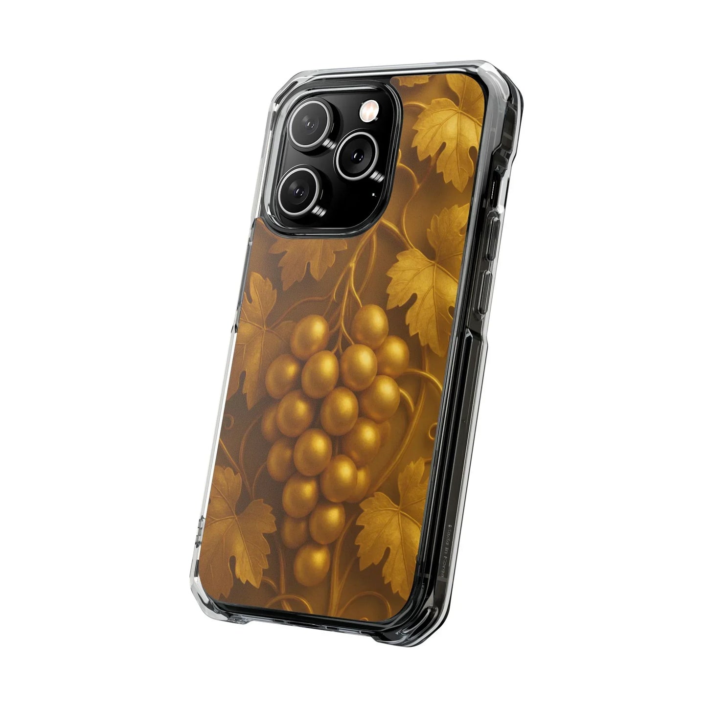 Golden Grapes Phone Case for iPhone 14–16 Models - KarArmDesign