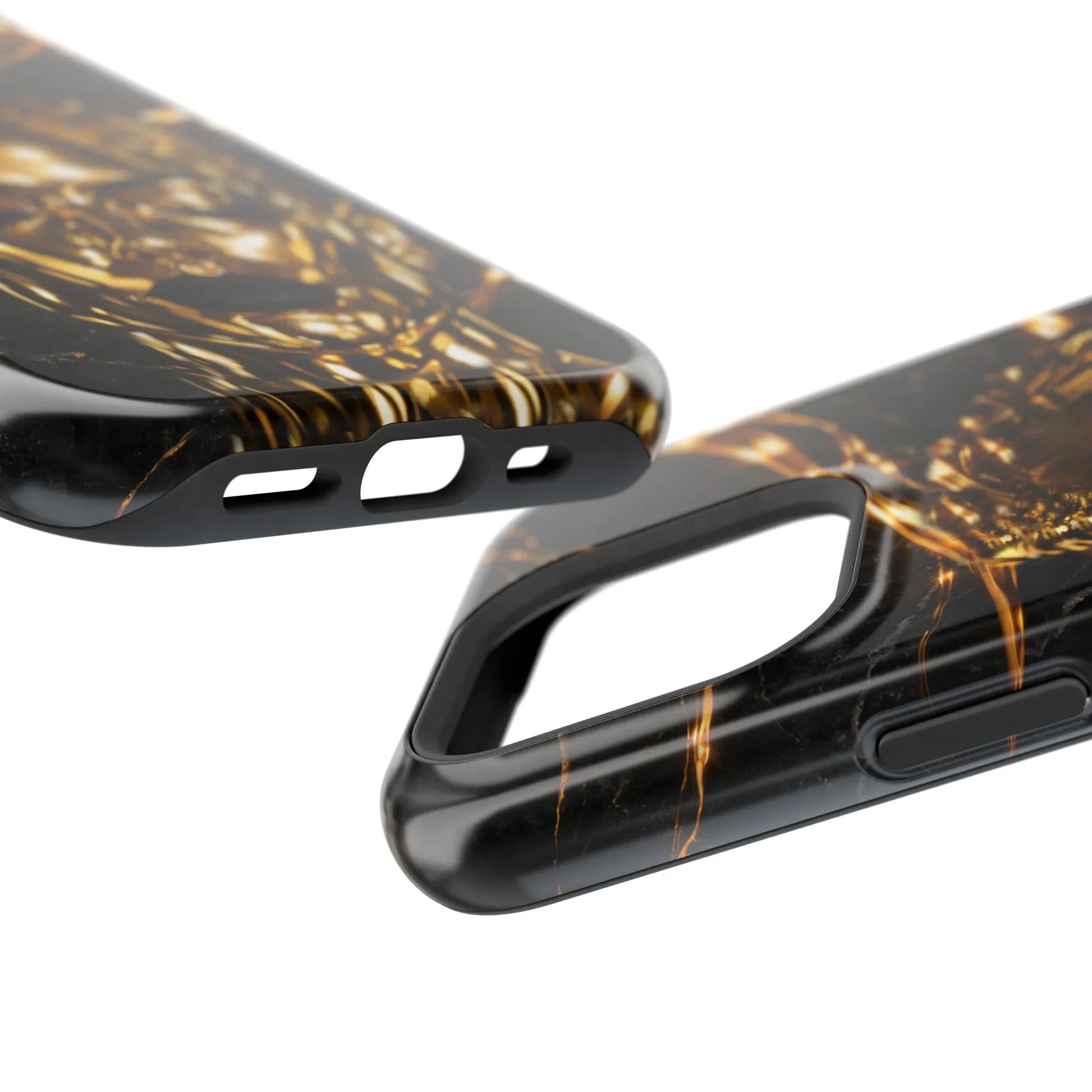 Luxury Gold Portrait Phone Case for iPhone 11-17 and Galaxy S21-S25 - KARARMDESIGN