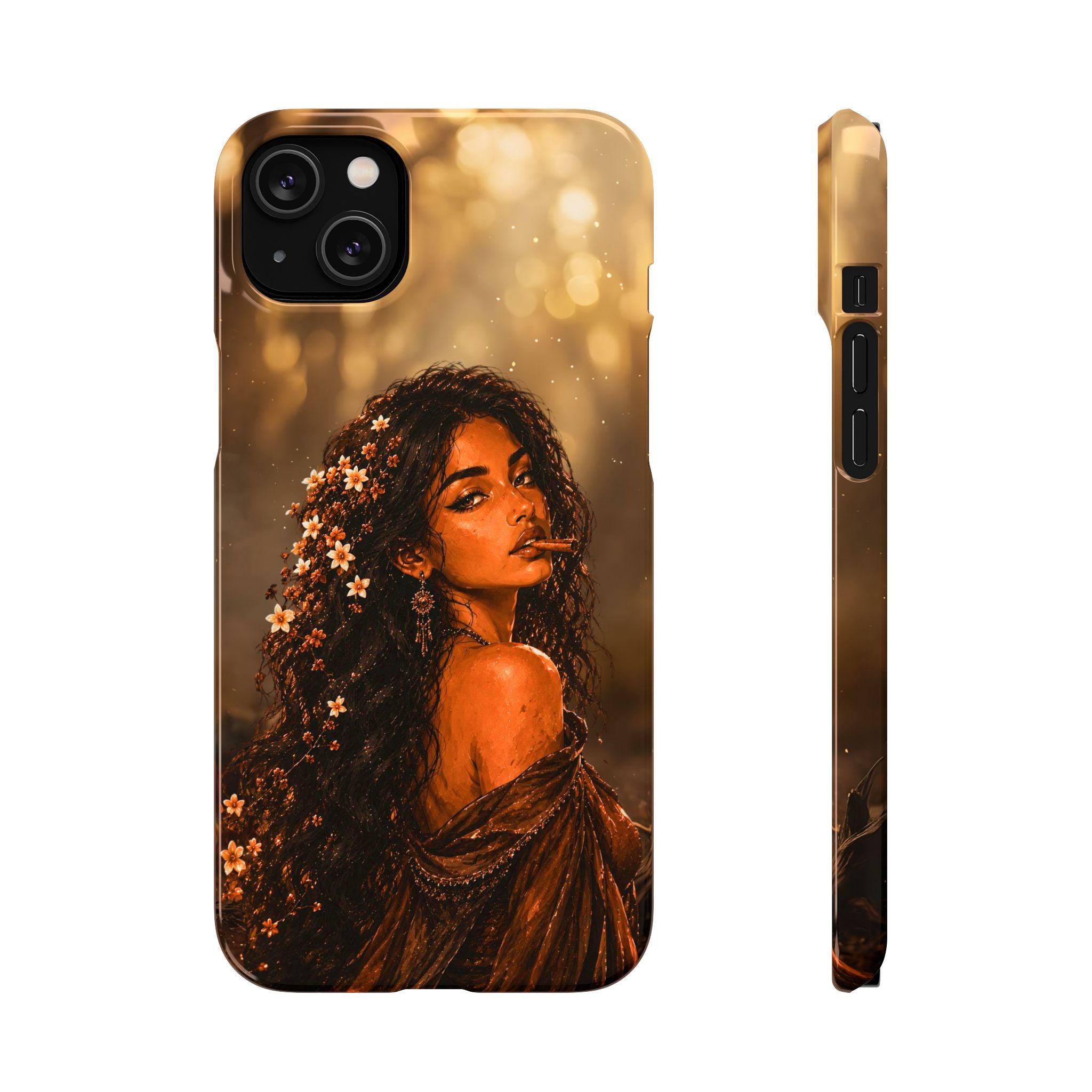 Cinnamon Girl Phone Case for iPhone 11-17 & Samsung Galaxy S20-S26
