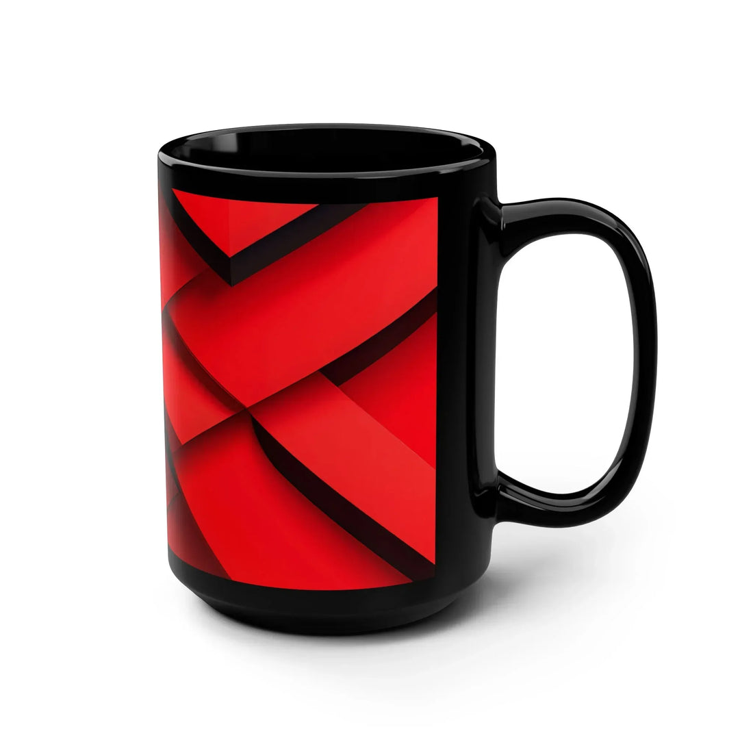 Geometric Pattern Ceramic Mug – 15oz - KARARMDESIGN