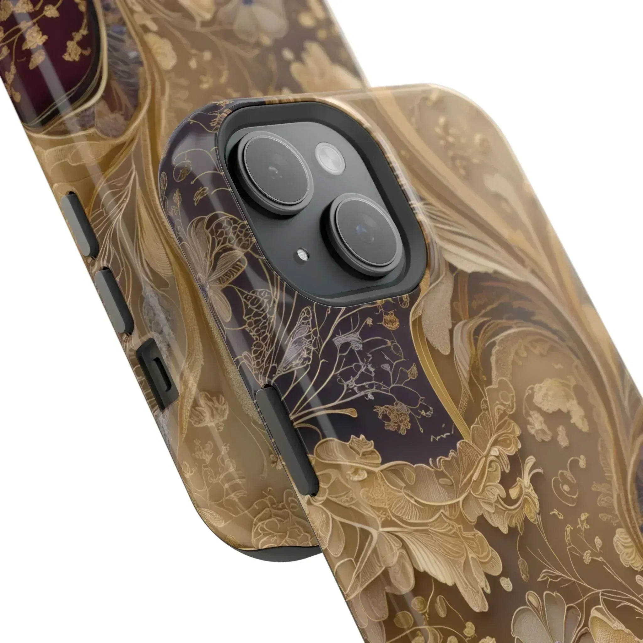 Botanical Luxury Design Phone Case for iPhone 12-16 and Galaxy S21-S22 - KARARMDESIGN