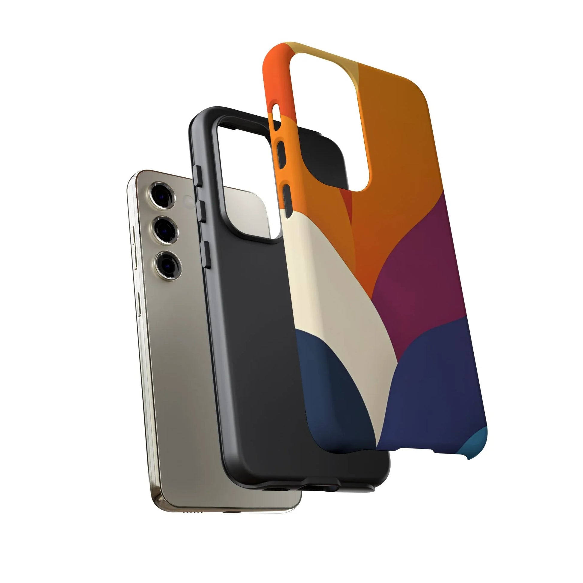 Vibrant Abstract Design Phone Case for iPhone and Galaxy - KARARMDESIGN