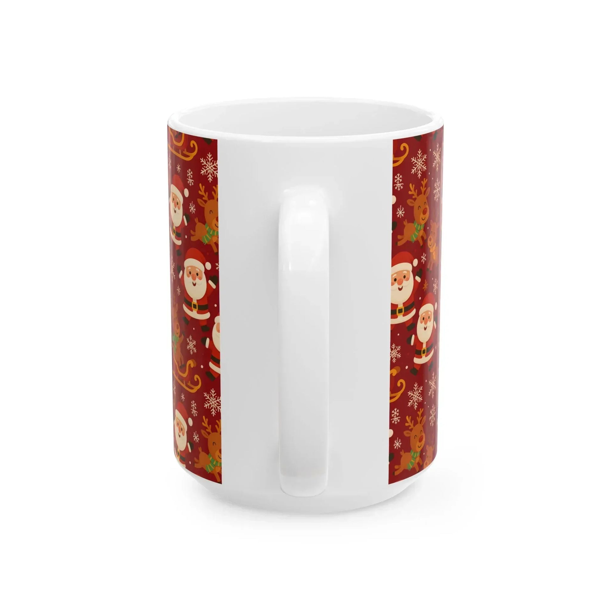 Santa Sleigh Ride Mug - Ceramic Mug, (11oz, 15oz) - KARARMDESIGN