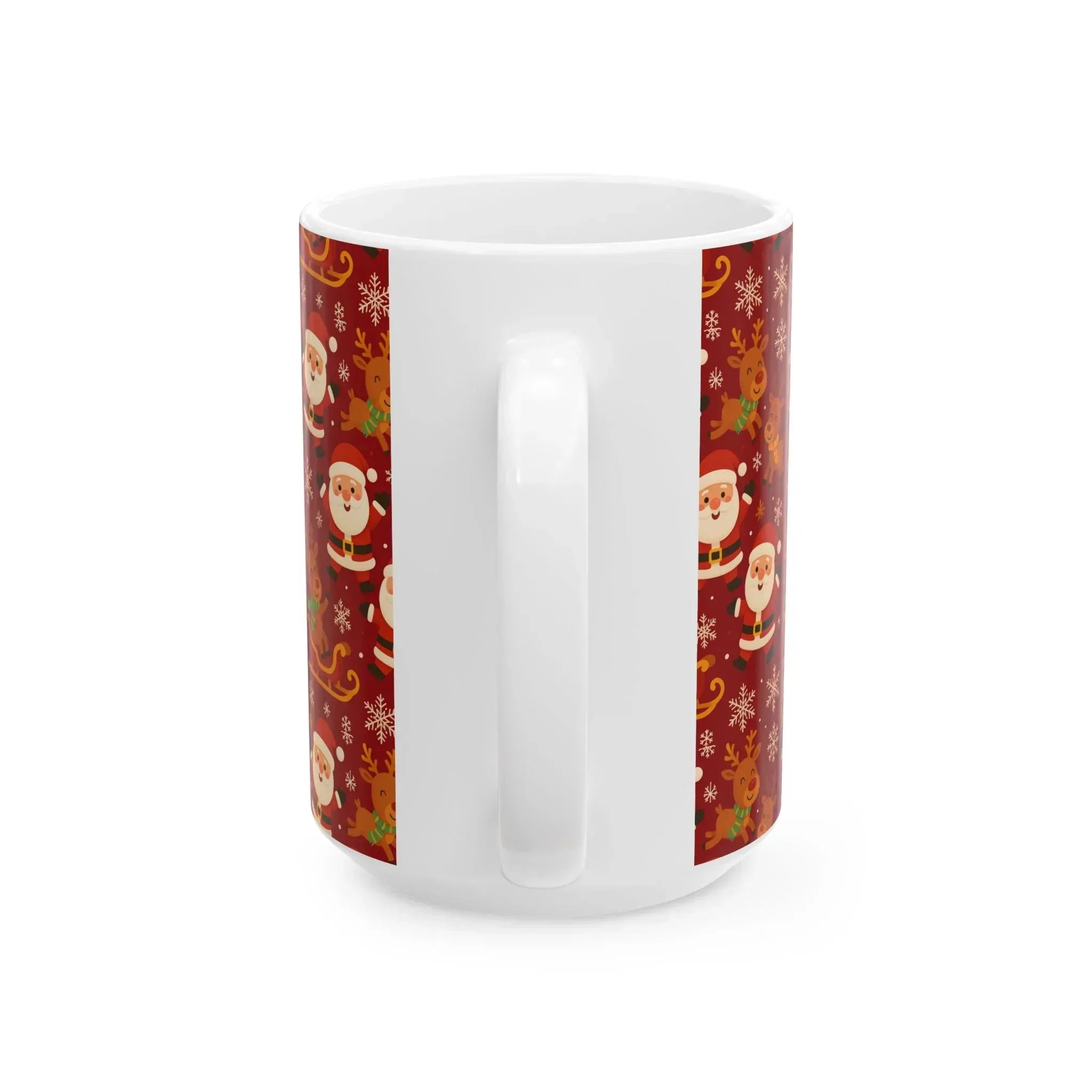 Santa Sleigh Ride Mug - Ceramic Mug, (11oz, 15oz) - KARARMDESIGN