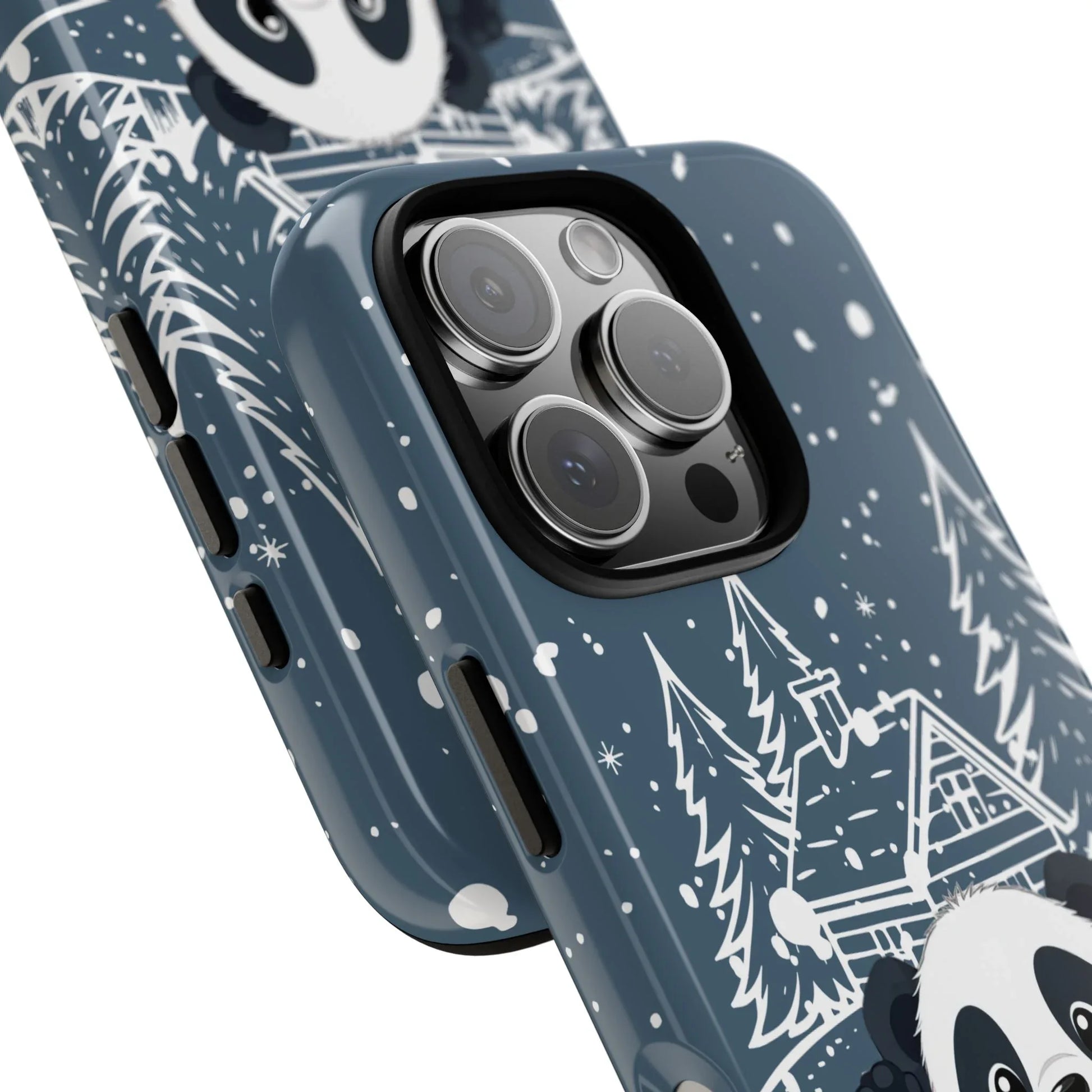 Cute Panda in a Winter Wonderland Phone Case for iPhone 8-17 - KARARMDESIGN