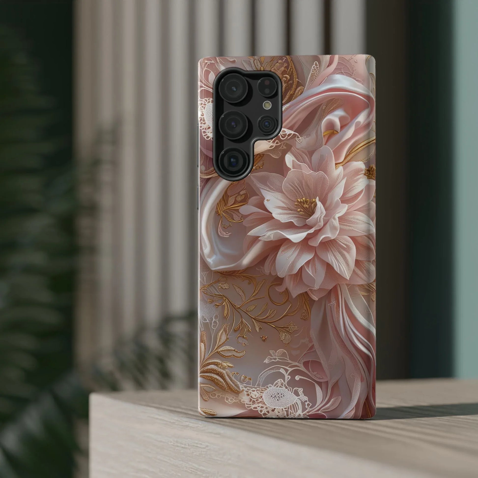 Elegant Floral Phone Case for iPhone 11-17 and Samsung Galaxy S21-S22 - KARARMDESIGN