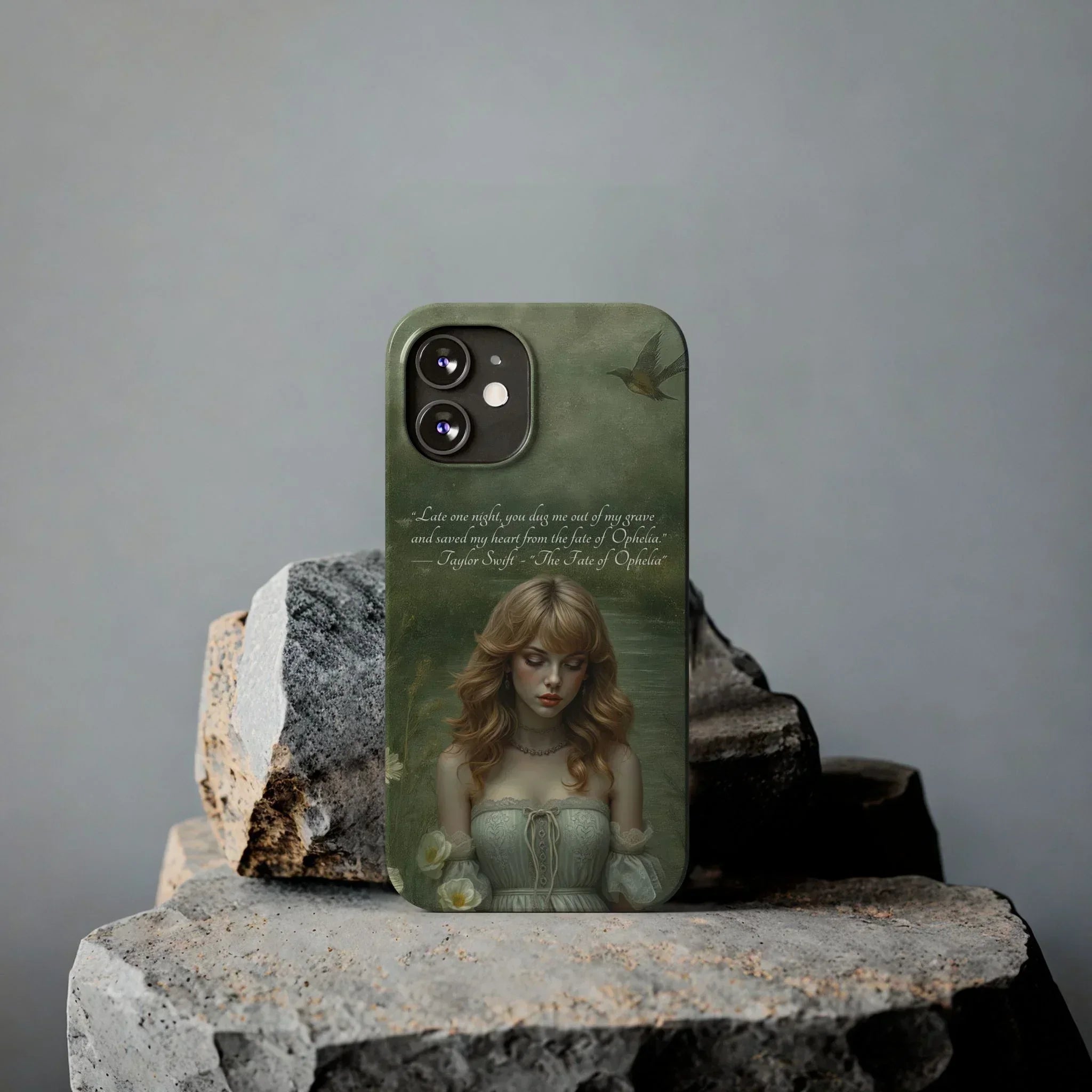 "Melancholic Ophelia" Phone Case for iPhone 11-17 Models - KARARMDESIGN