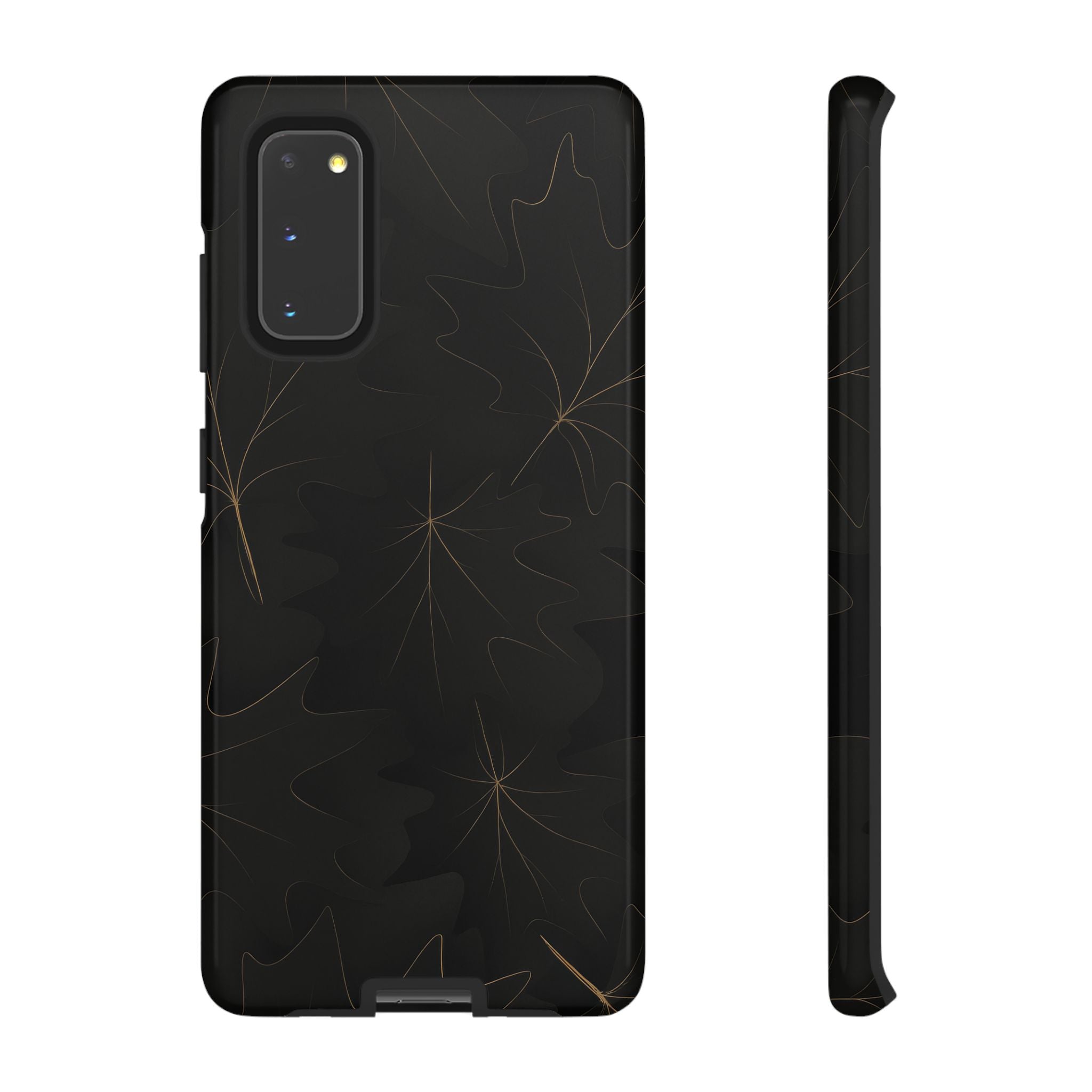Luxury Fall Leaf Phone Case – Samsung Galaxy S20–S26 & Google Pixel 6-9