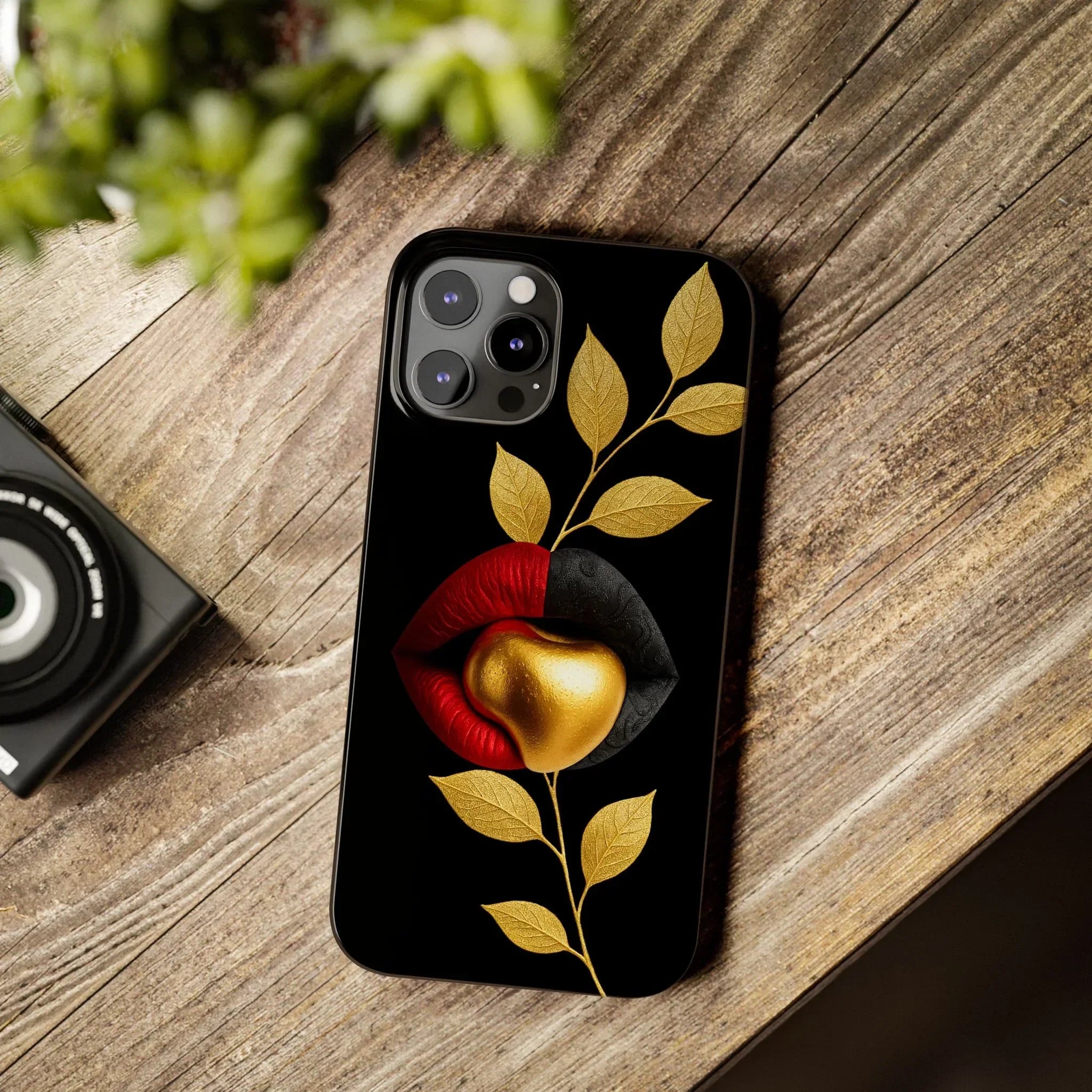 Gilded Expression Phone Case for iPhone 7-17 Models - KARARMDESIGN