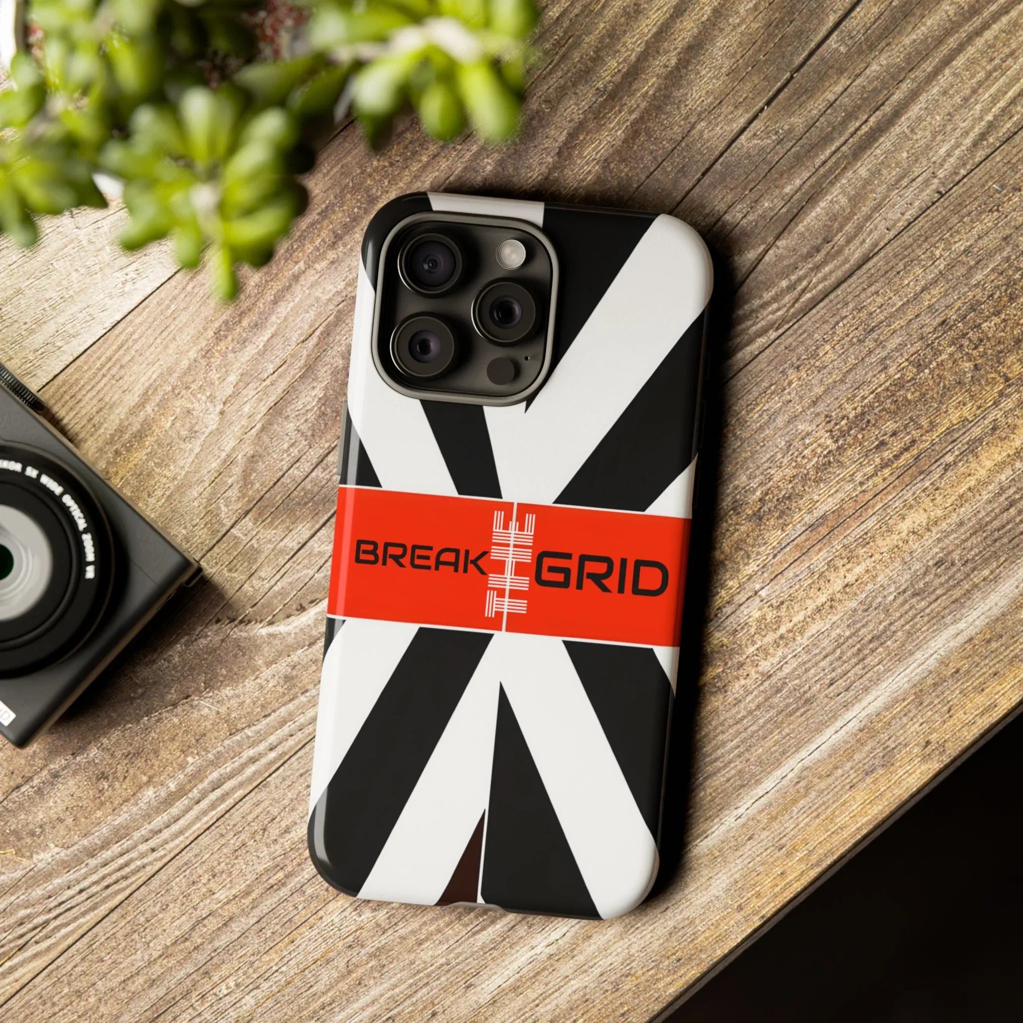 Break The Grid Phone Case for iPhone 11–16 and Galaxy S20–S25 - KARARMDESIGN