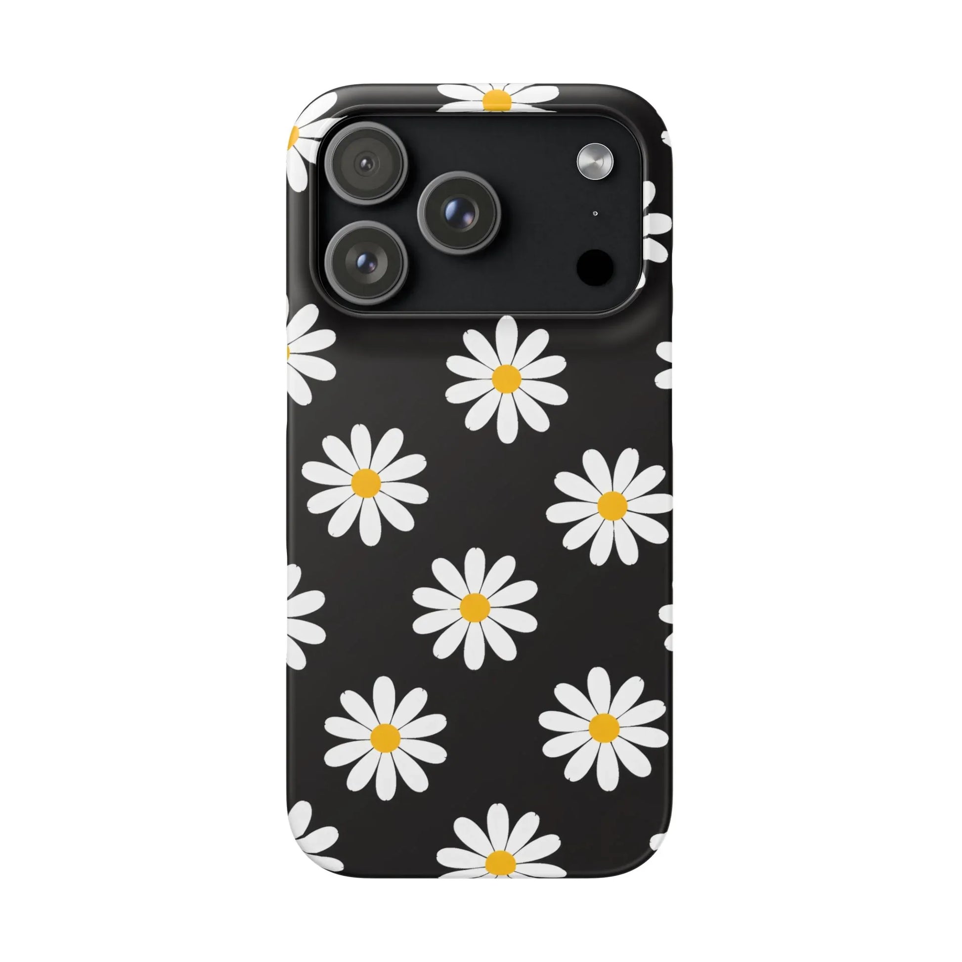 Daisy Charm Phone Case for iPhone 11-17 and Galaxy S20-S25 - KARARMDESIGN