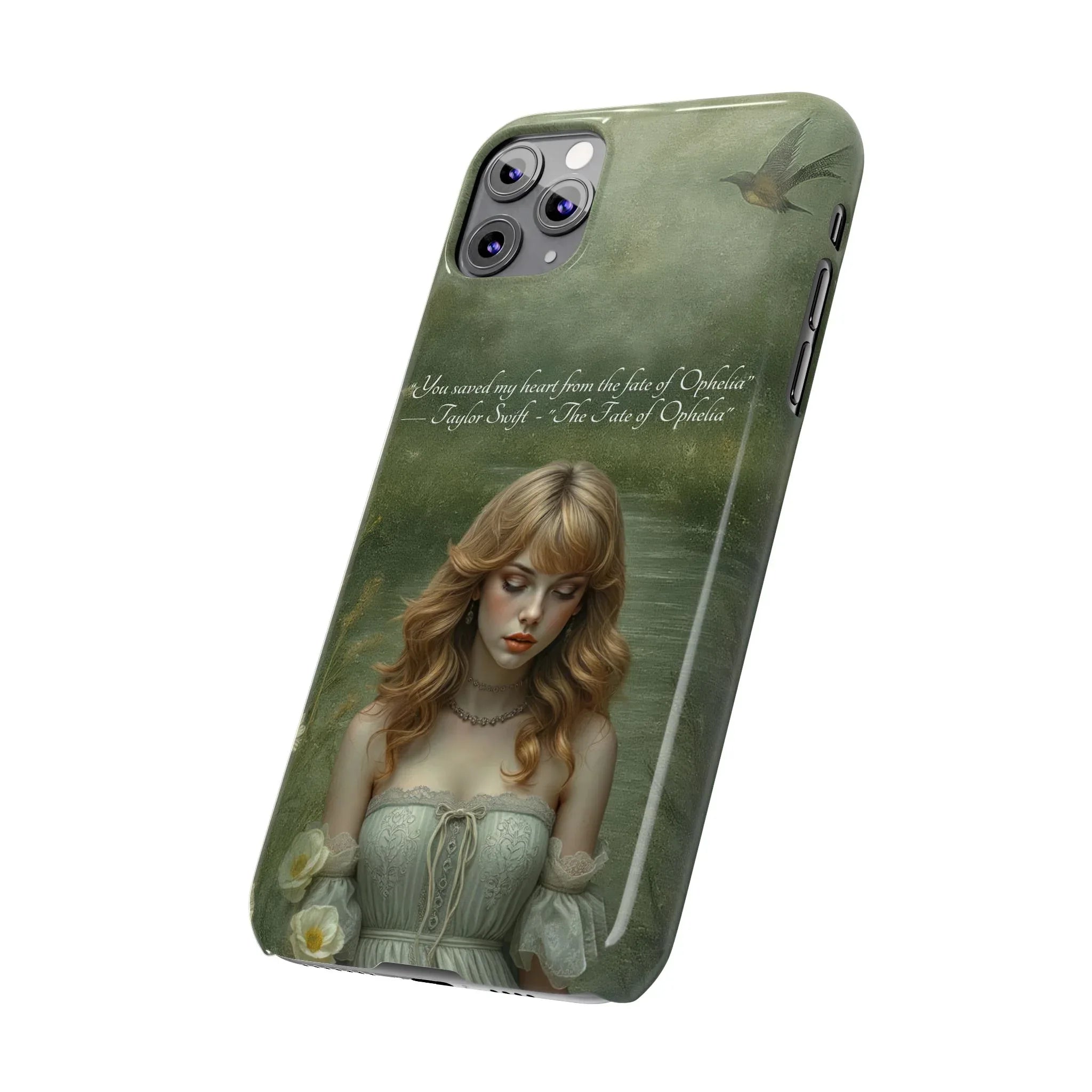 "Melancholic Ophelia" Phone Case for iPhone 11-17 - KARARMDESIGN