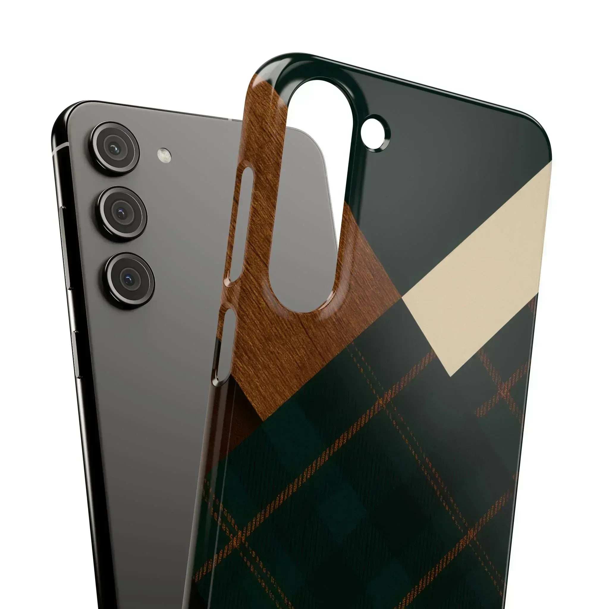 Rustic Green Phone Case for iPhone 8-16 and Galaxy S20-S24 - KARARMDESIGN