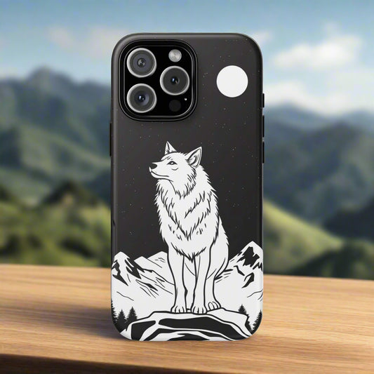 Majestic Wolf Phone Case for iPhone and Samsung Galaxy - KarArmDesign