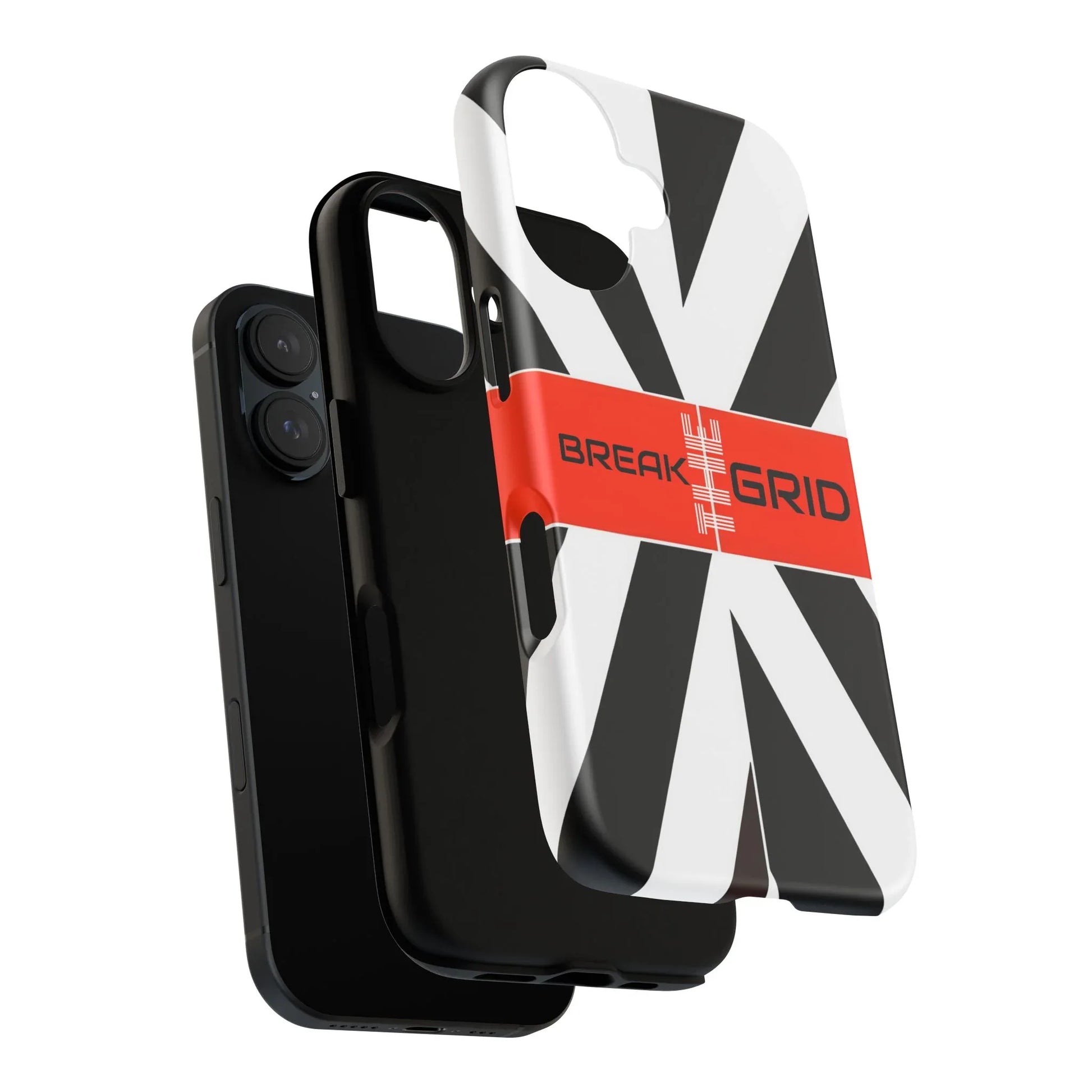Break The Grid Phone Case for iPhone 11–16 and Galaxy S20–S25 - KARARMDESIGN