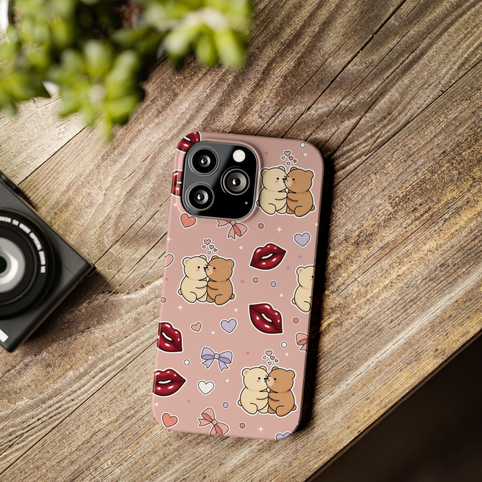 Bear Hug Bliss Phone Case for iPhone 11–17