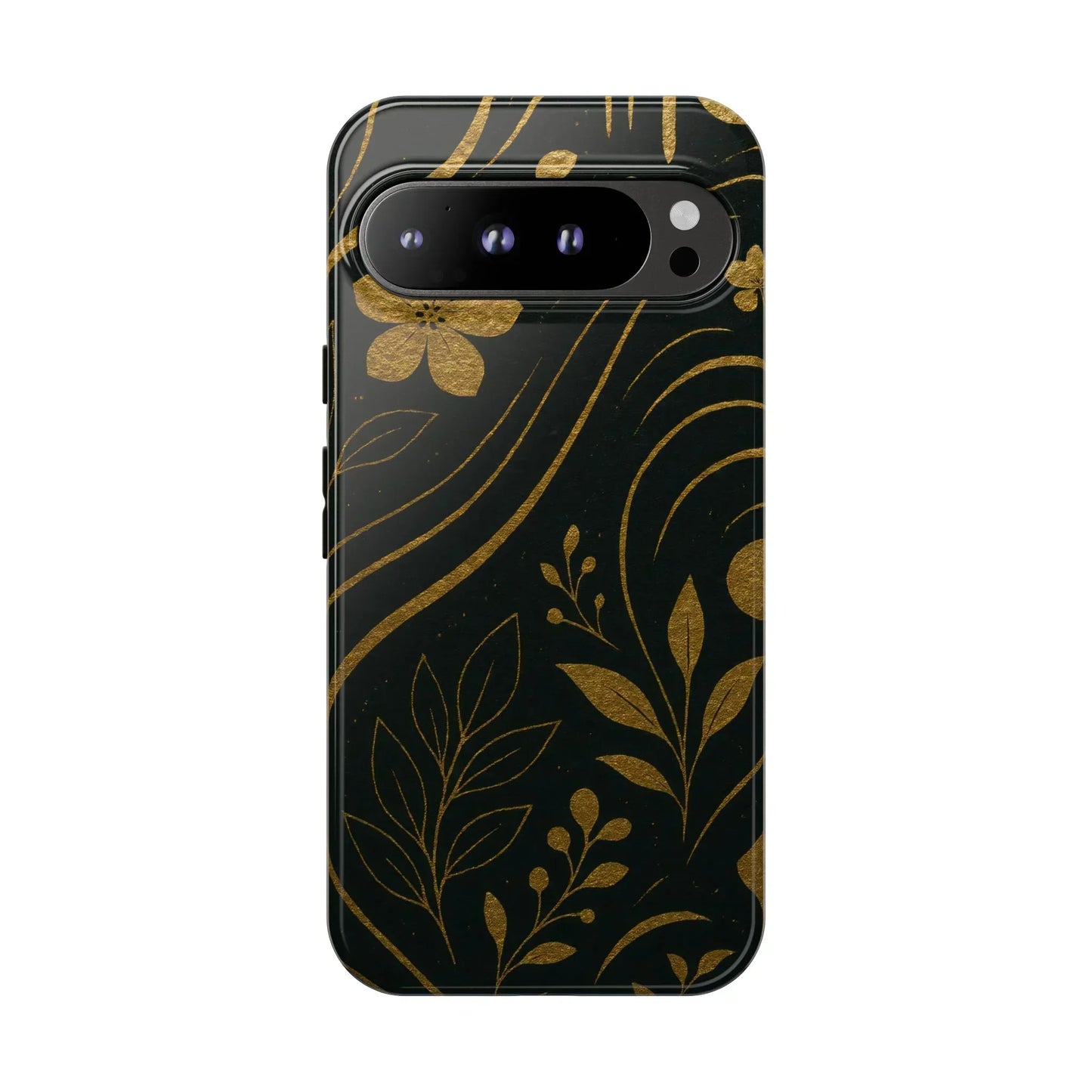 Foil Frenzy Abstract Gold Pattern Phone Case for Samsung Galaxy and Google Pixel - KarArmDesign