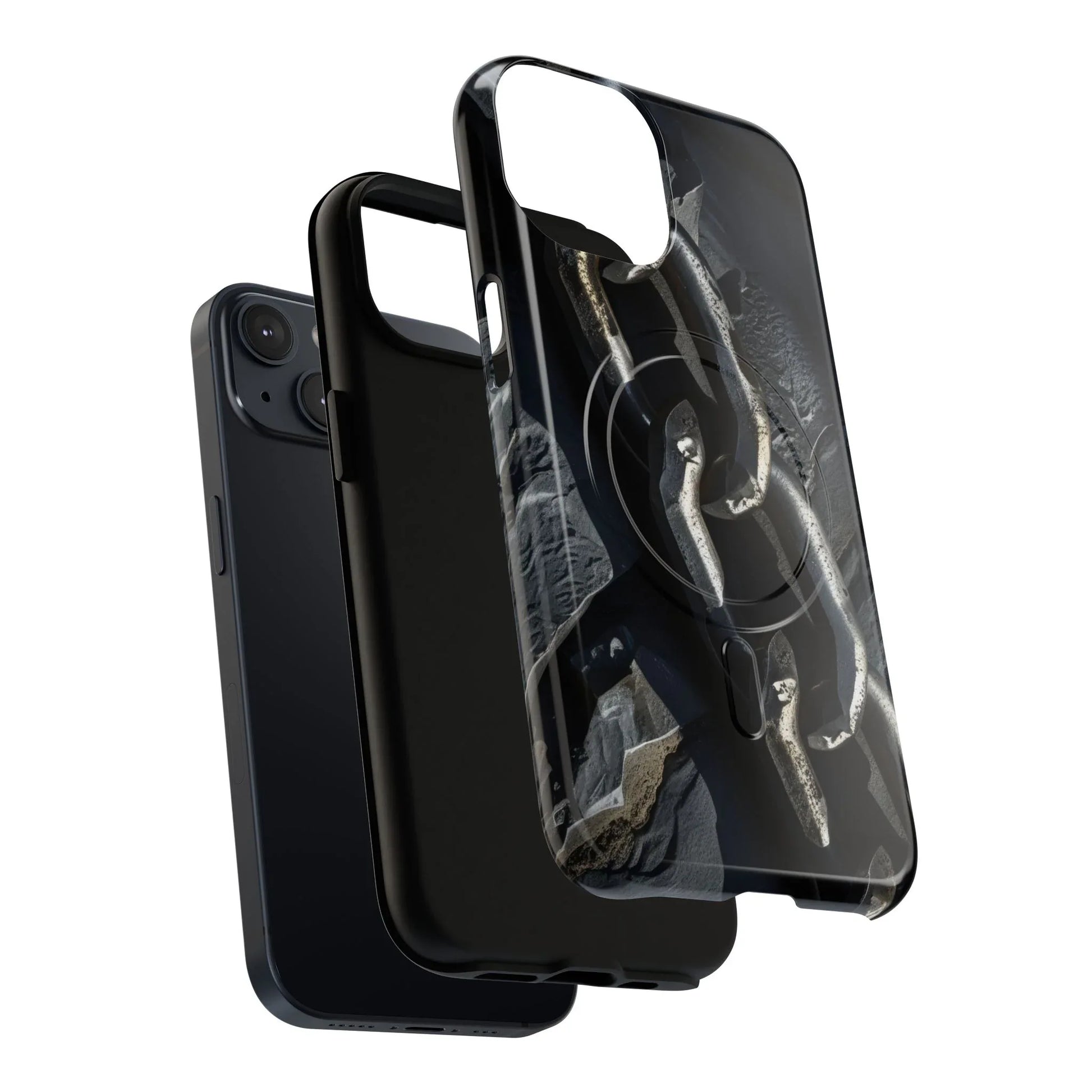 “Iron Chain” Tough Magnetic Phone Case for iPhone 13-17 - KARARMDESIGN