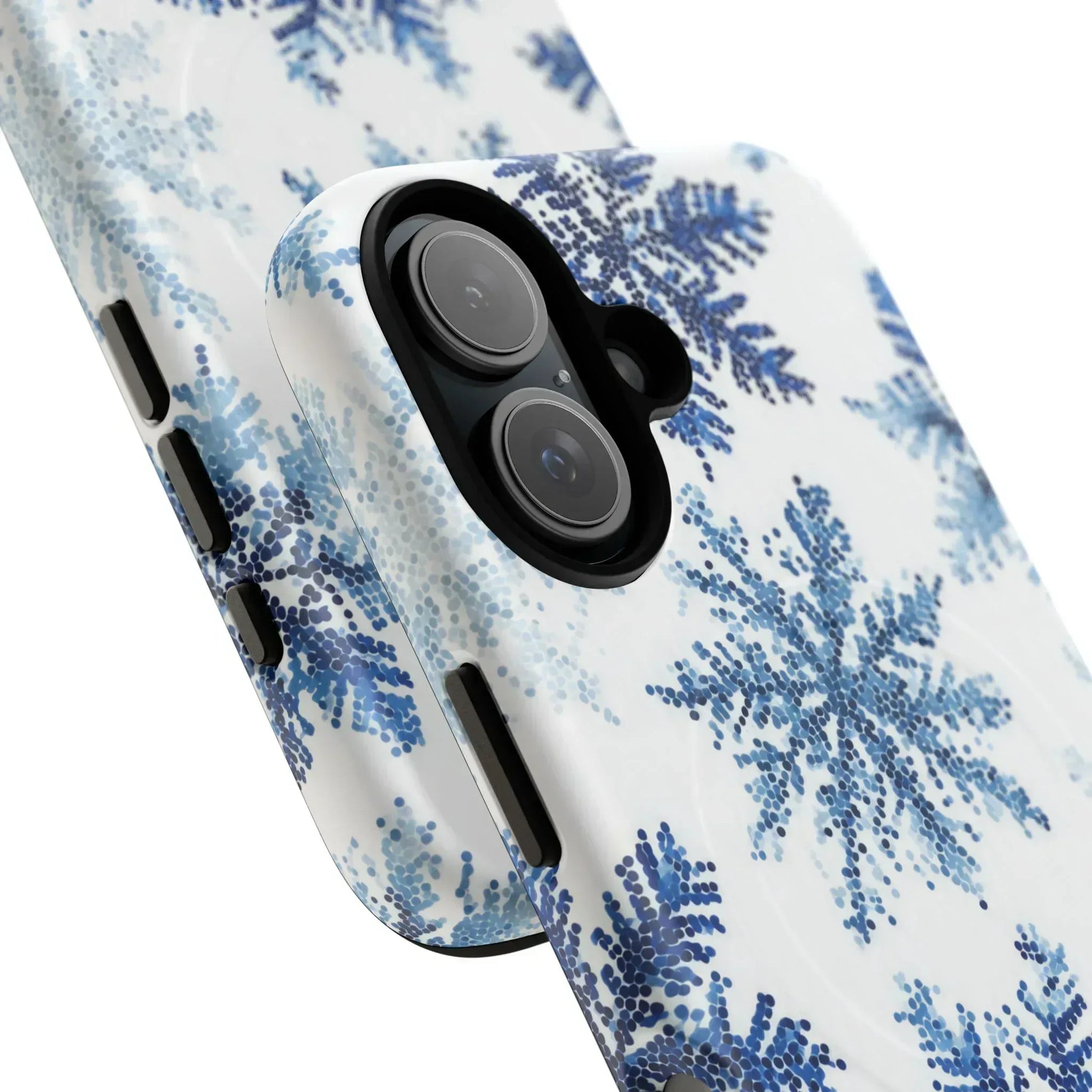 Snowflake Elegance Phone Case for iPhone 13-17 - KARARMDESIGN