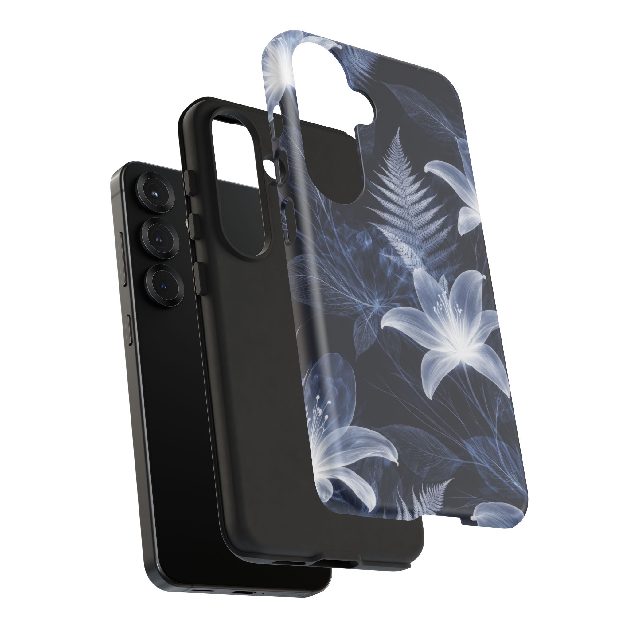 Moonlight Garden Phone Case for iPhone 11-17 and Galaxy S20-S26