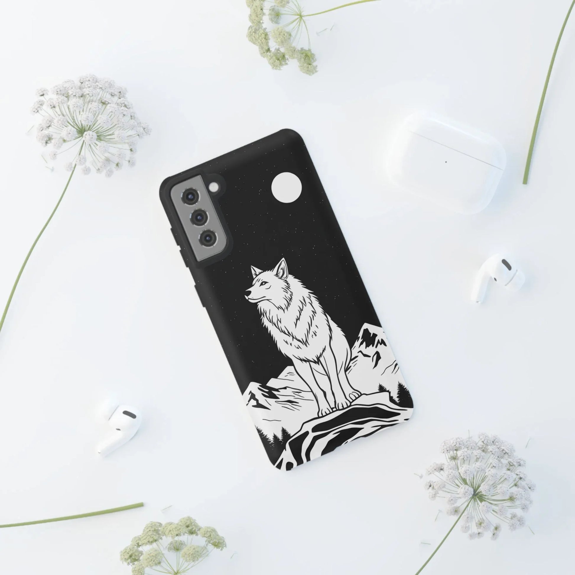 Majestic Wolf Phone Case for iPhone and Galaxy - KARARMDESIGN