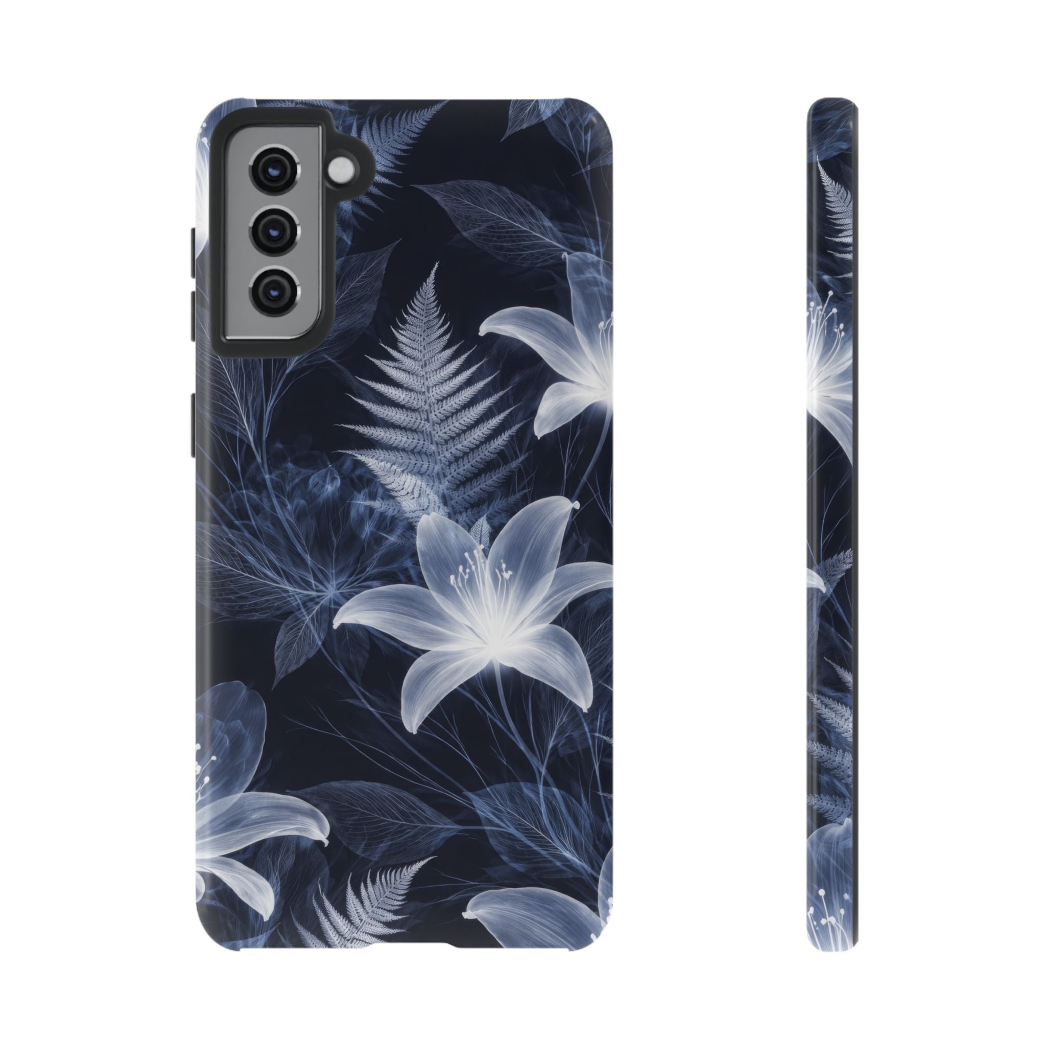 Moonlight Garden Phone Case for iPhone 11-17 and Galaxy S20-S26