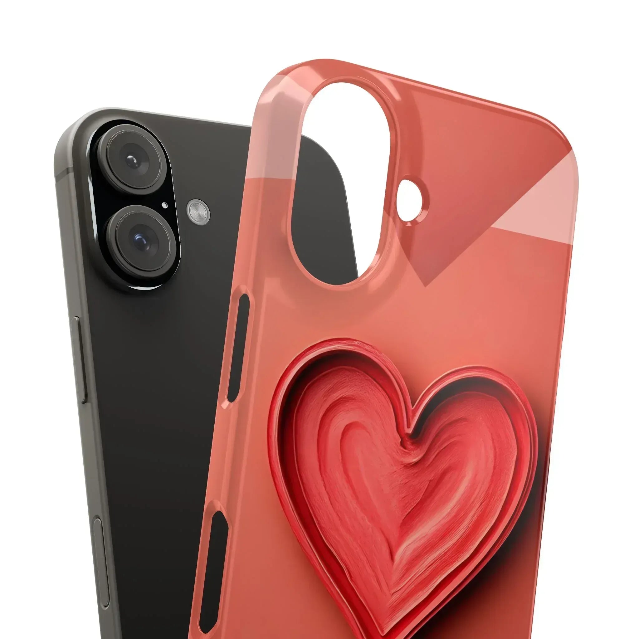 Heart Design Phone Case for iPhone 11-17 - KARARMDESIGN