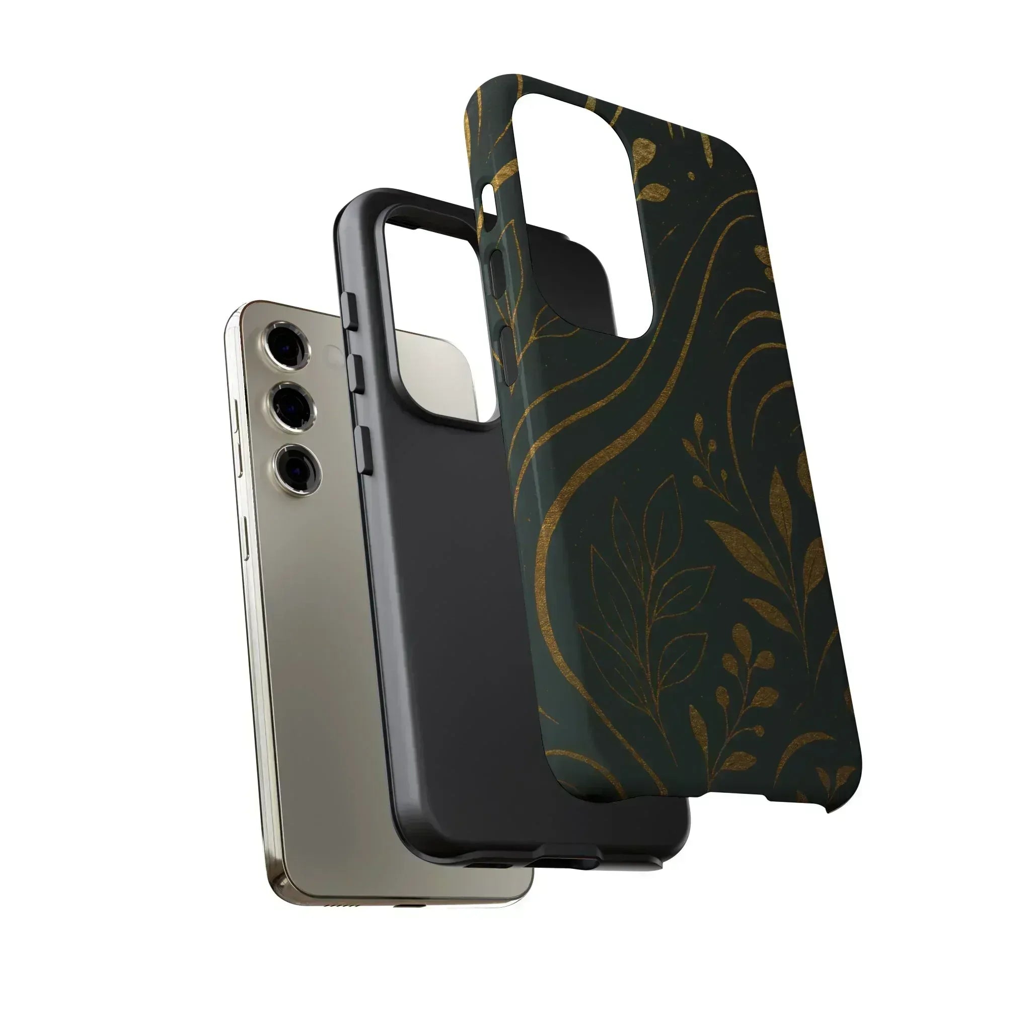 Gold Pattern Phone Case for Galaxy and Pixel - KARARMDESIGN