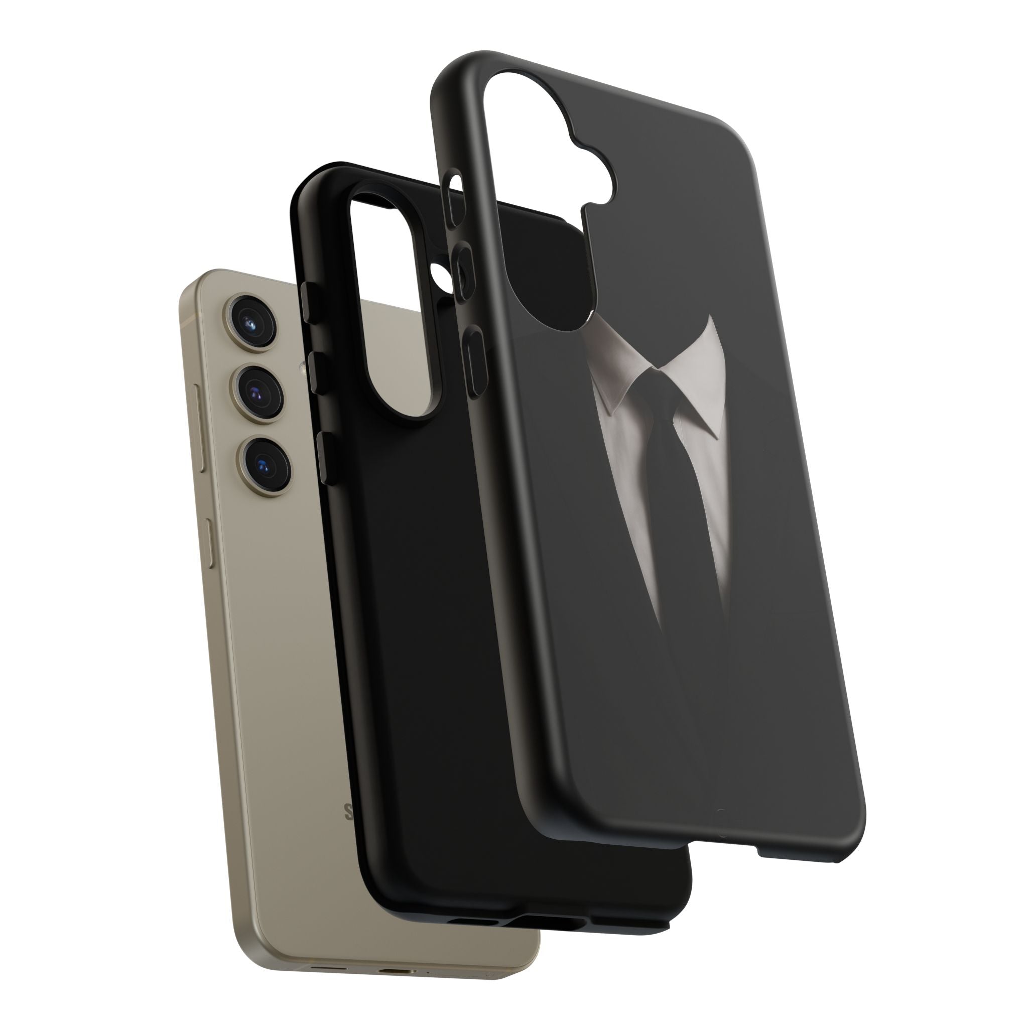 Gentleman's Armor Tough Phone Case – iPhone 11–17 & Galaxy S20–S26
