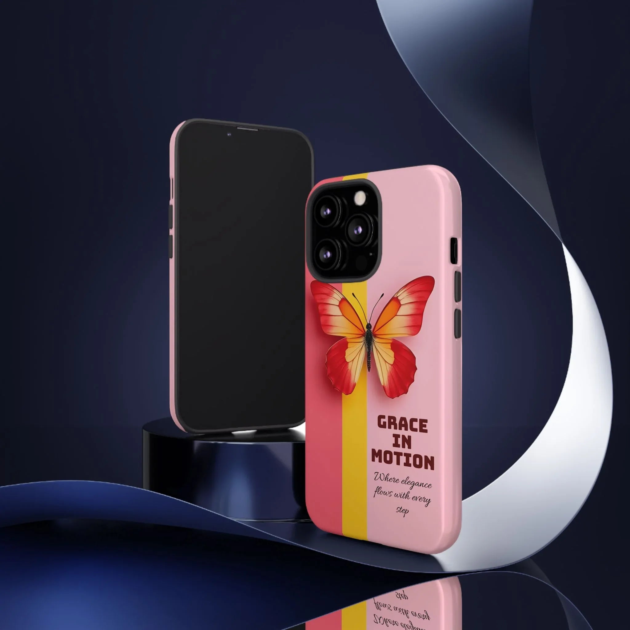 Grace in Motion – Elegant Phone Case for iPhone, Galaxy & Pixel - KARARMDESIGN