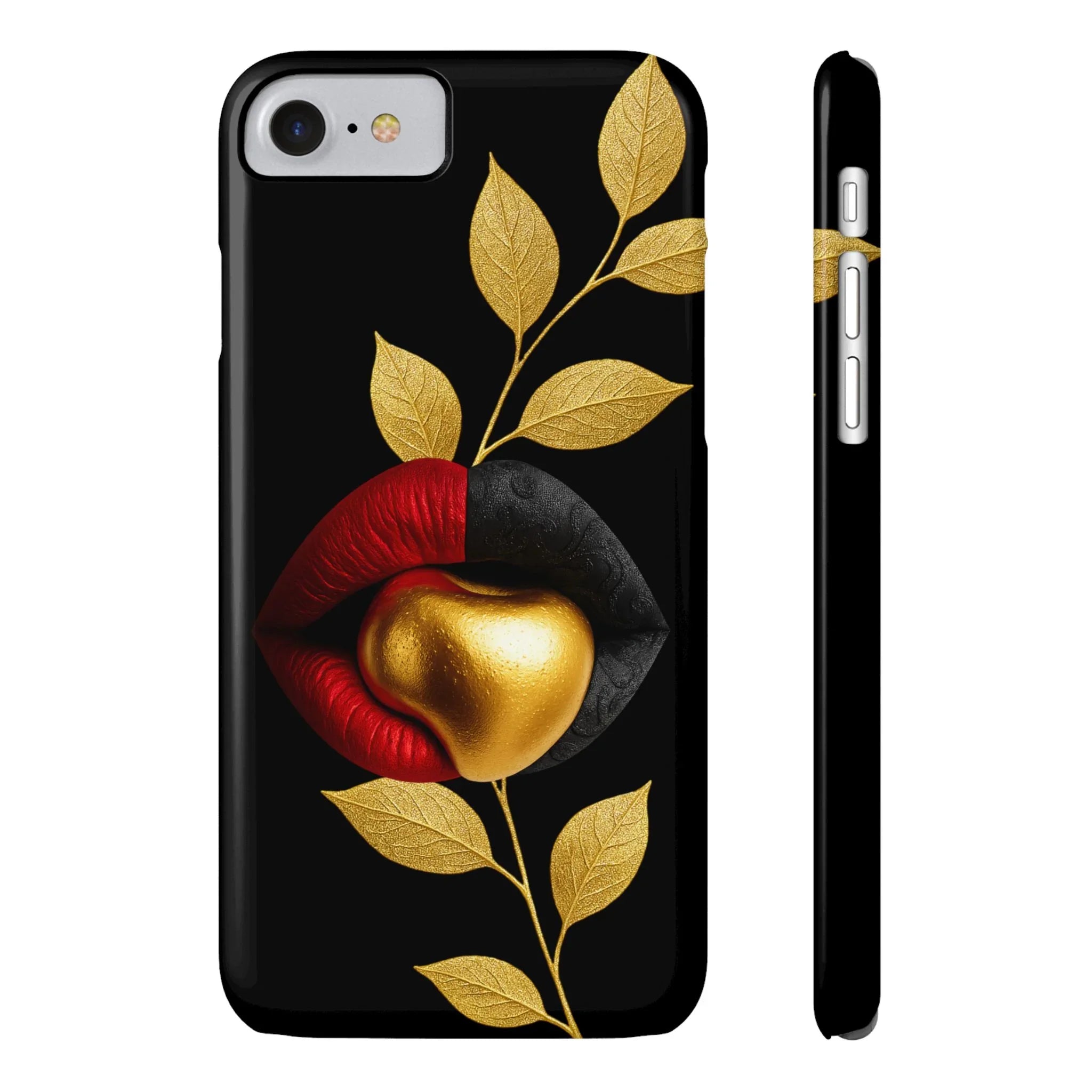 Gilded Expression Phone Case for iPhone 7-17 Models - KARARMDESIGN