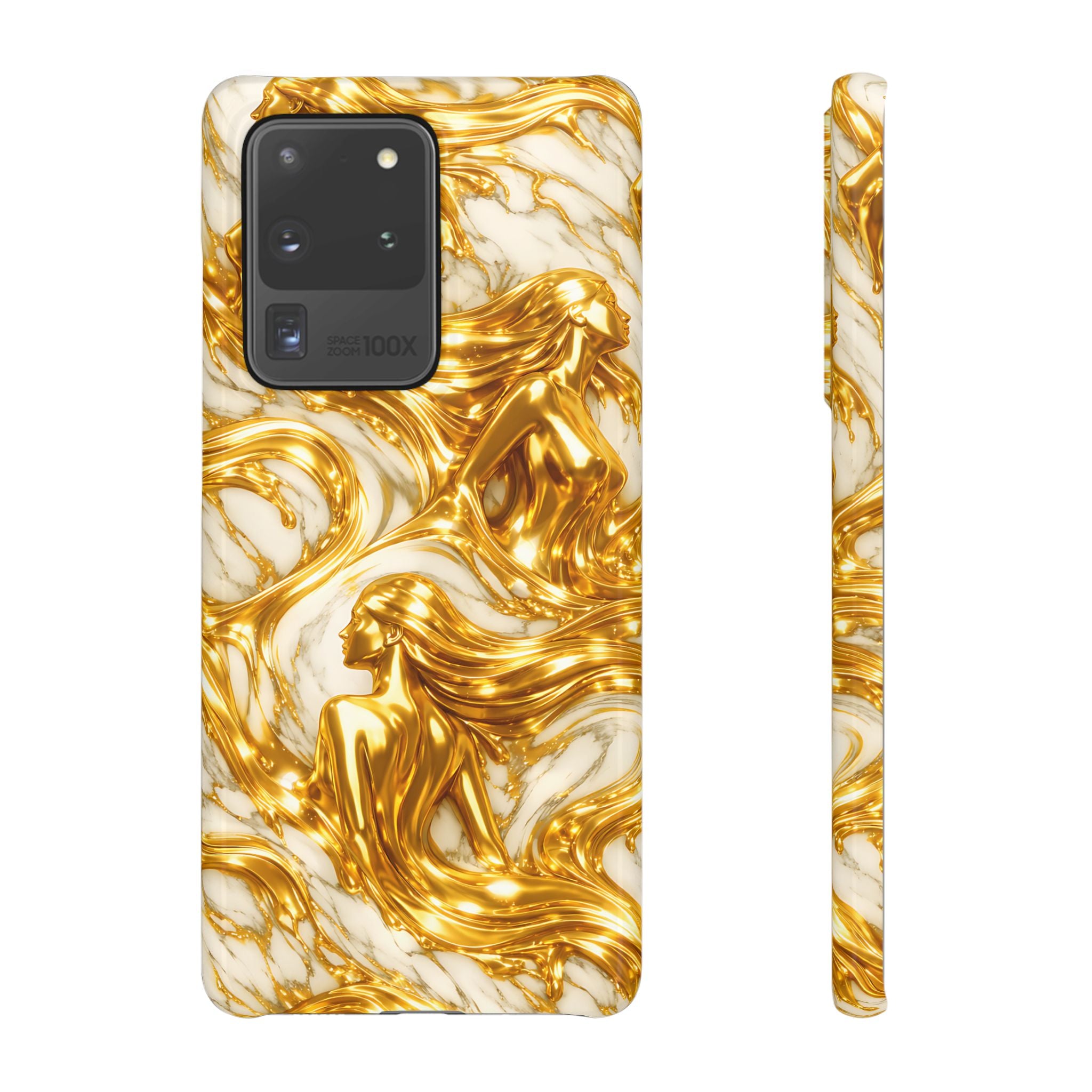 Divine Gold Woman Snap Phone Case for iPhone & Galaxy