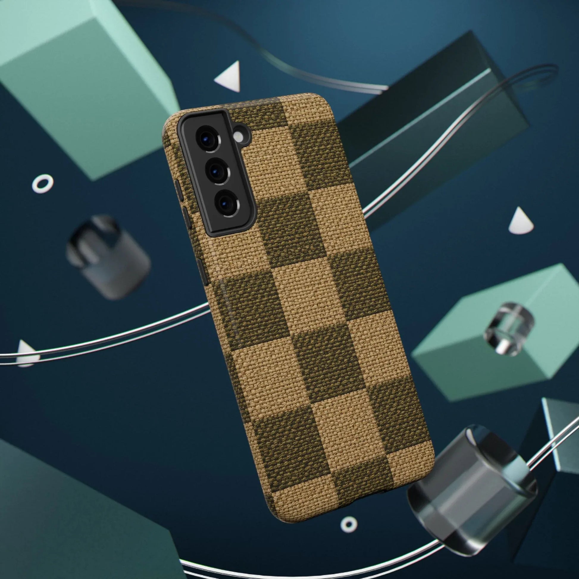 Rustic Woven Phone Case for iPhone 11-17 and Galaxy S21-S22 - KARARMDESIGN