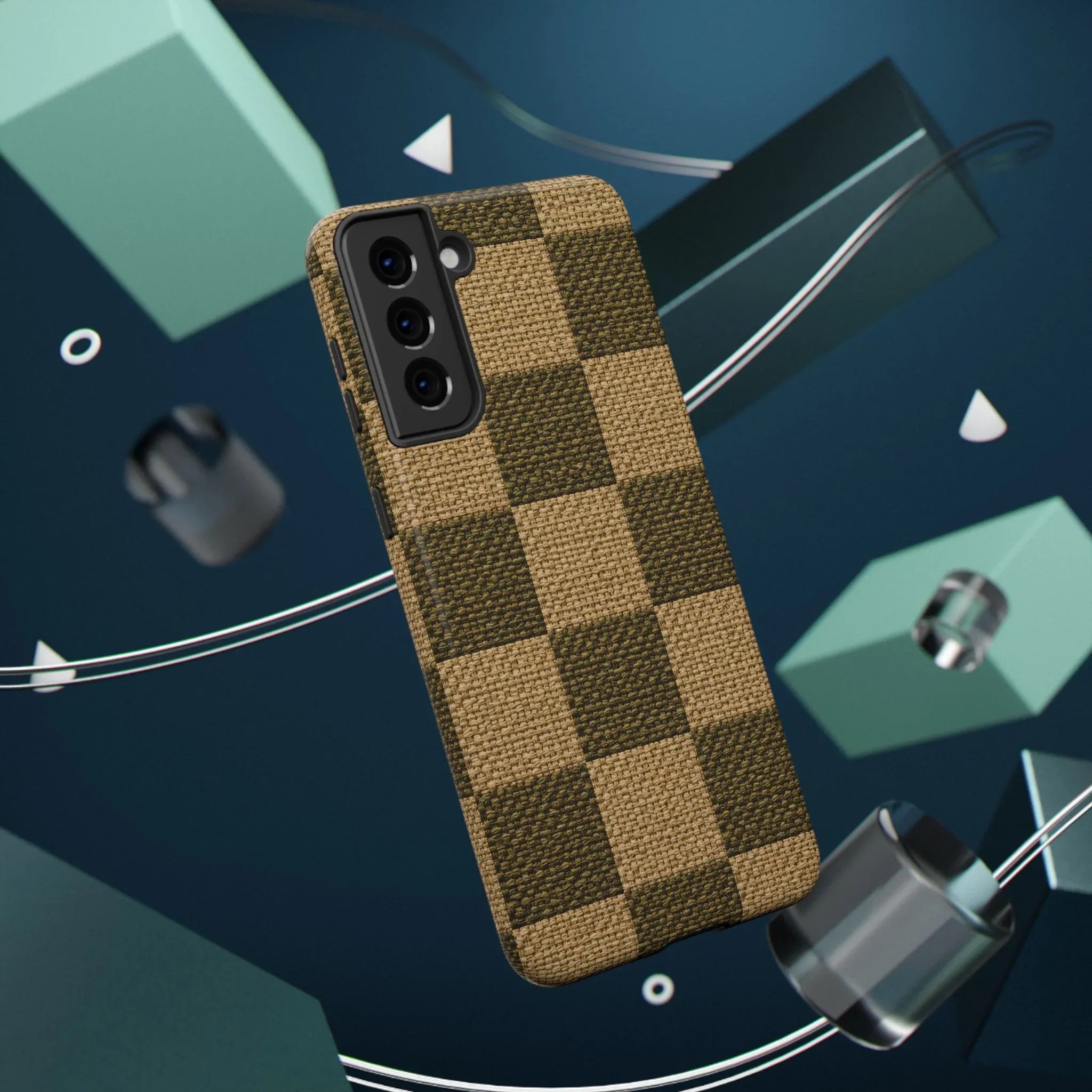 Rustic Woven Phone Case for iPhone 11-17 and Galaxy S21-S22 - KARARMDESIGN